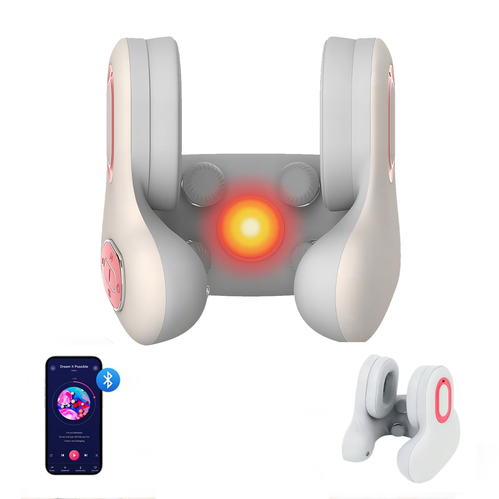 Travel U-Shape with Bluetooth Headset Memory Foam Airplane Pillow for Head
