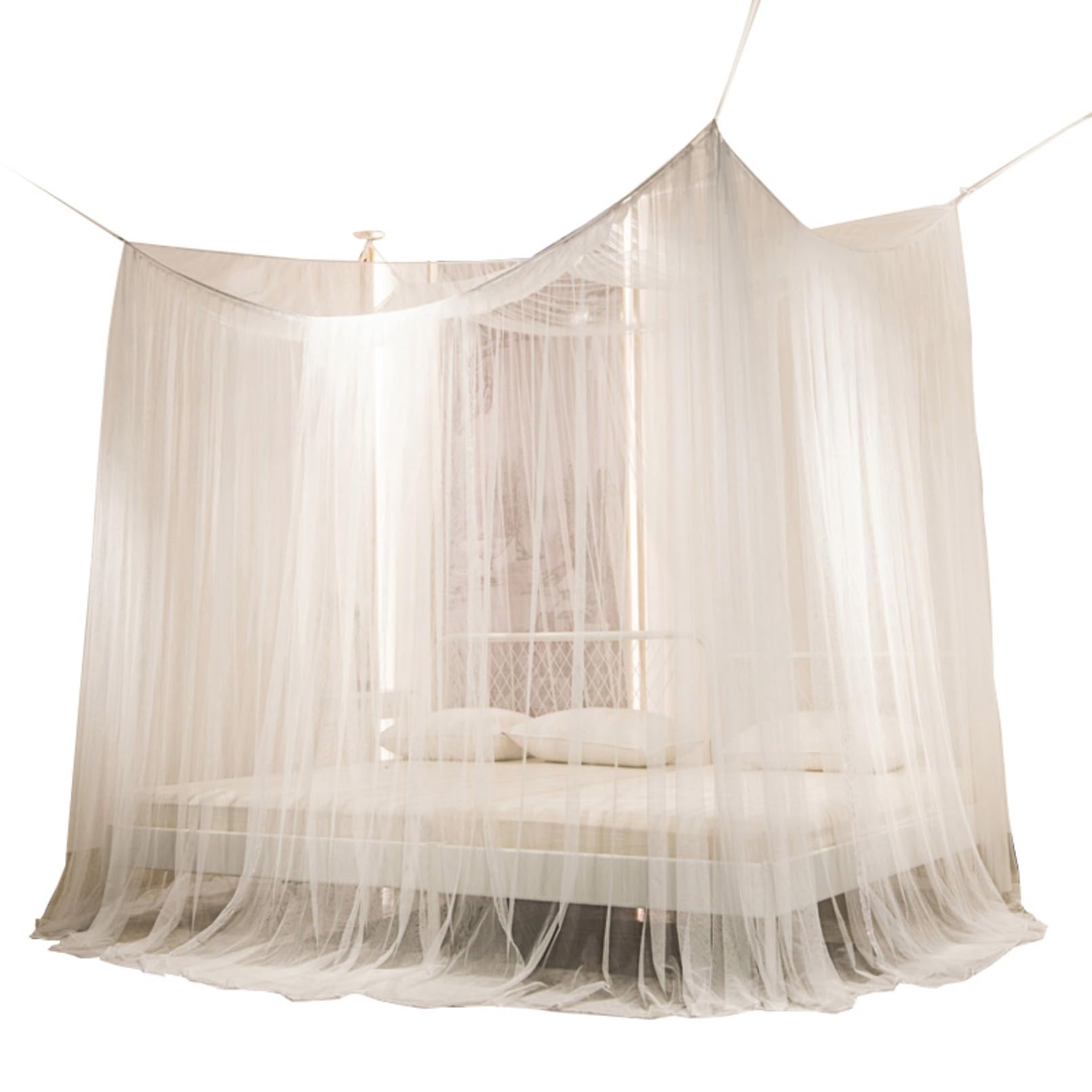 Large Rectangular Shaped Mosquito Net for Beds,Patio, Hammock