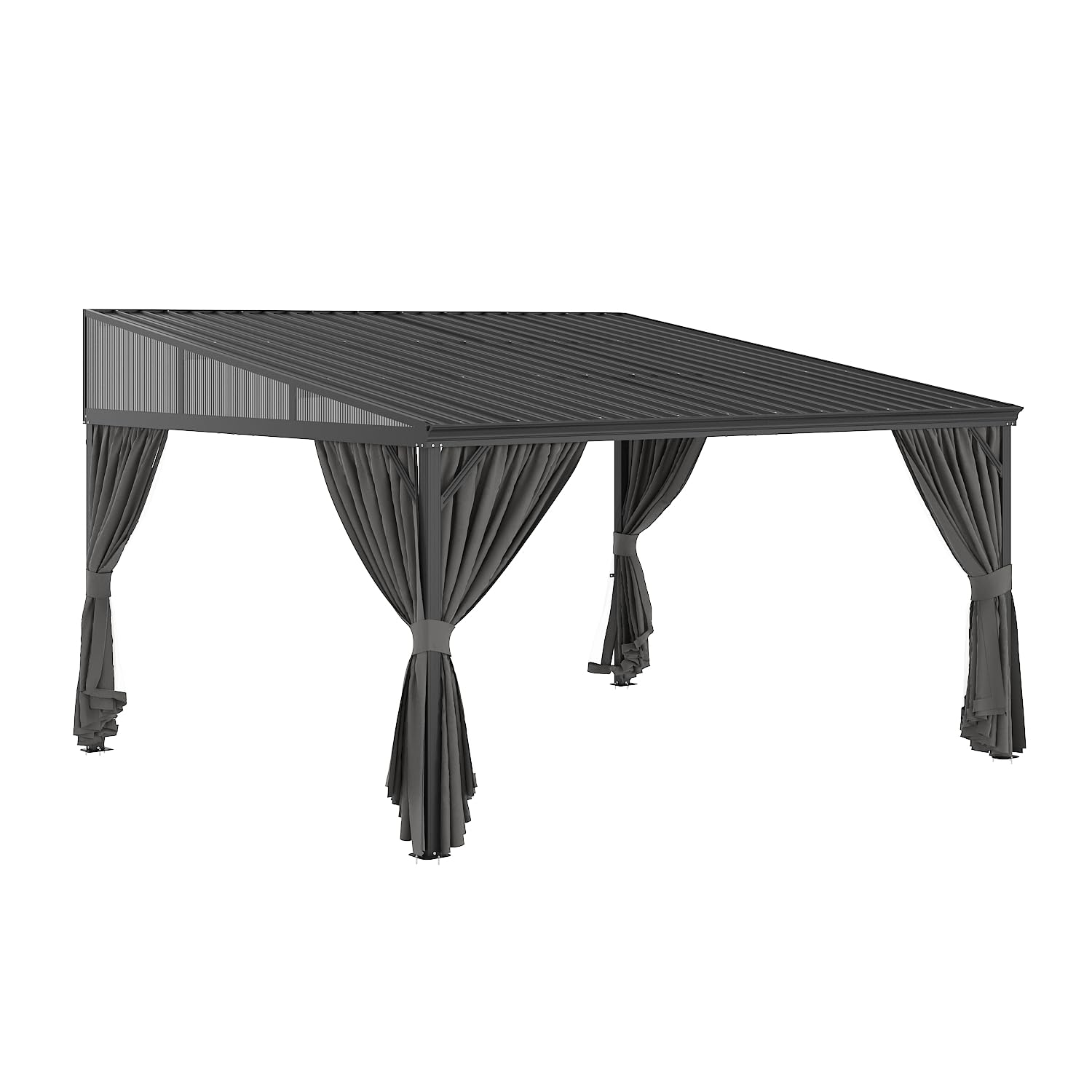 Backyard Gazebo, Wall Mounted Heavy Duty Gazebo Outdoor