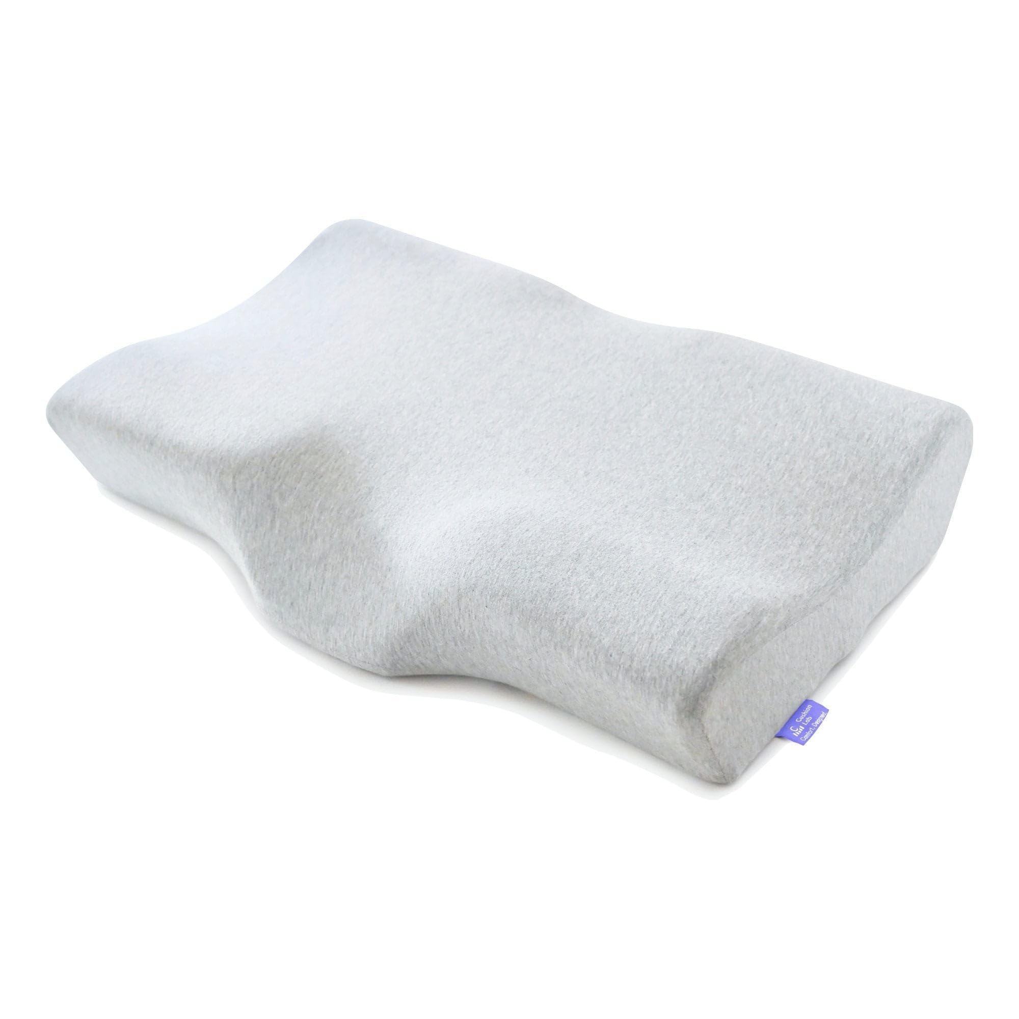 Extra Dense Ergonomic Cervical Pillow for Firm Neck Support - Orthopedic Contour Pillow