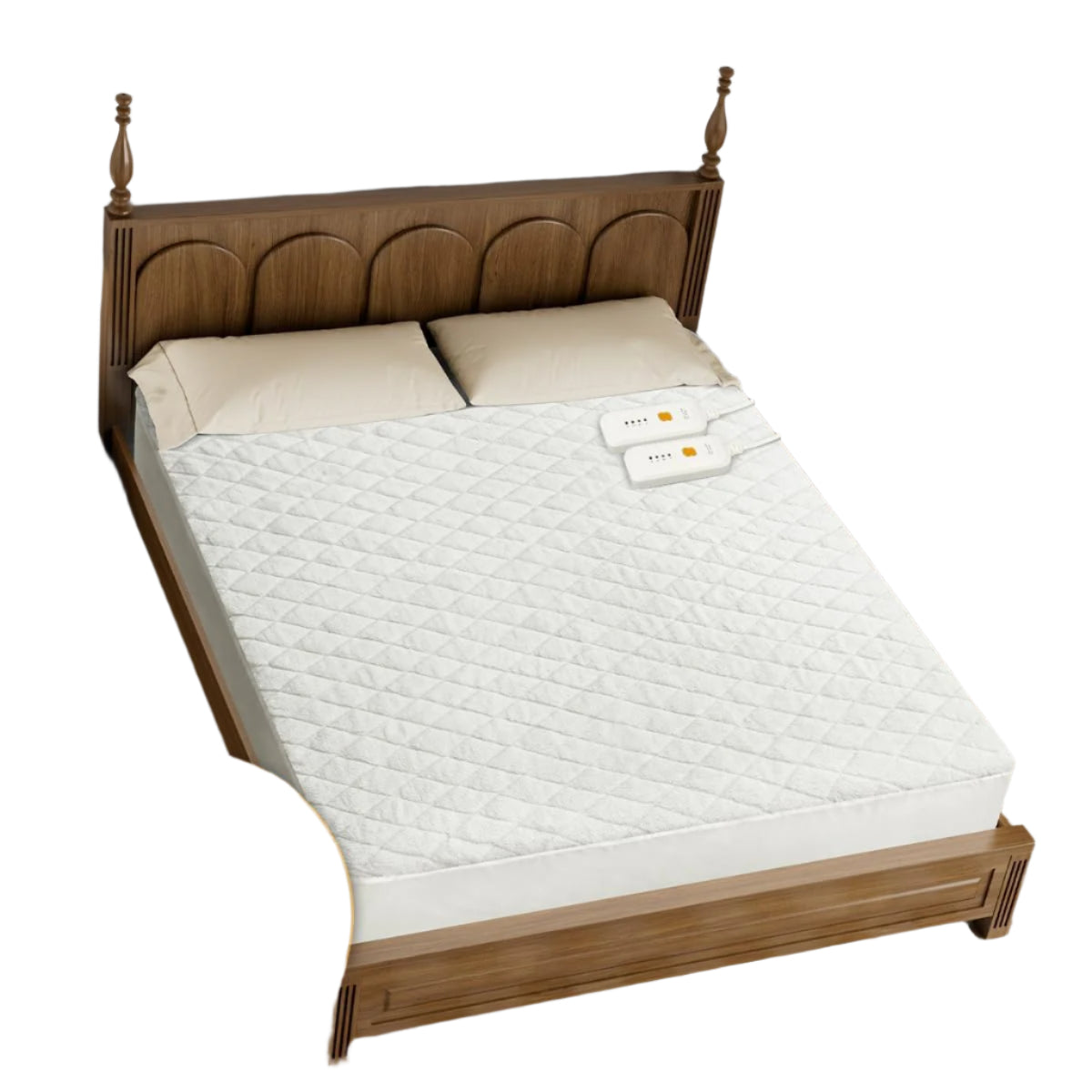 Heated Mattress Pad King Size Dual Control- Bed Warmer Electric Mattress Cover