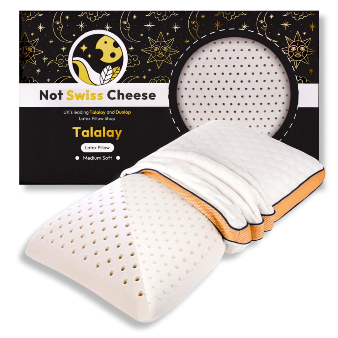 Premium Talalay Latex Foam Pillow | Natural Medium Soft Orthopedic Cervical