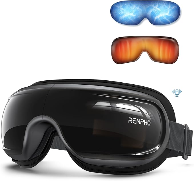 Eye Massager with Heat and Cooling for Migraines