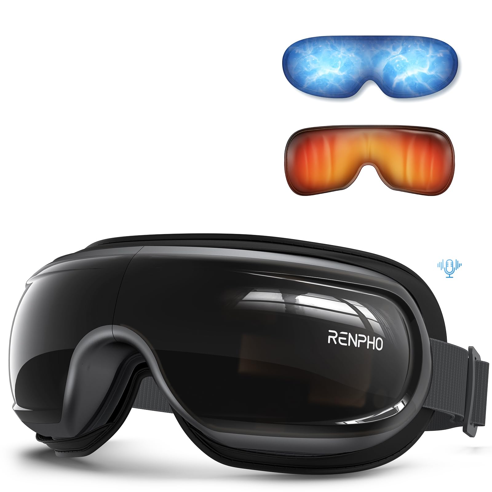 Eye Massager with Heat and Cooling for Migraines