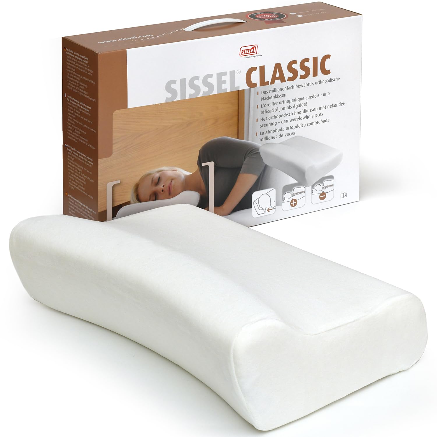 Neck Pillow Size M | Unique Incline for Disc & Vertebrae Relief | 5-Year