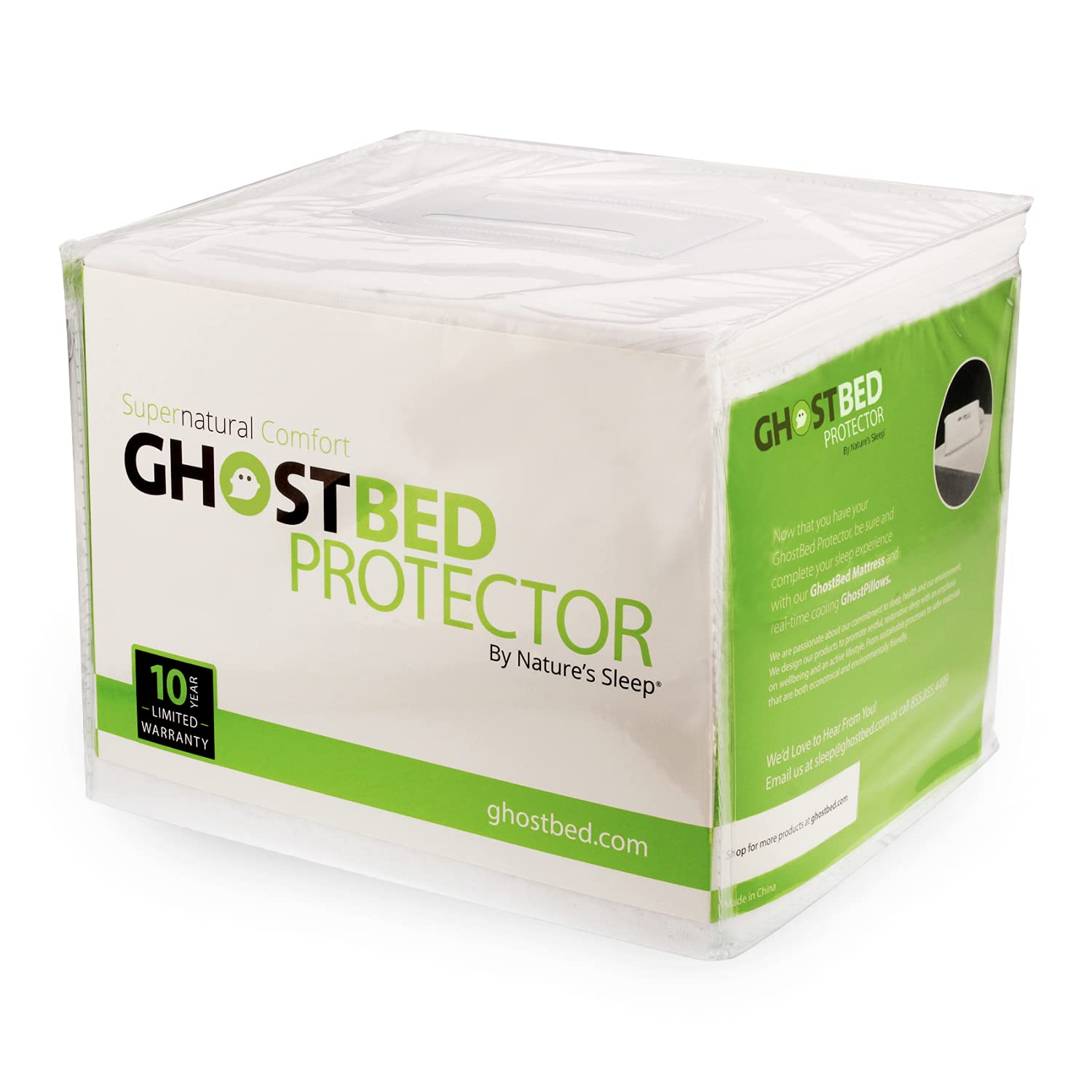 Water Resistant Mattress Protector Cover - Noiseless, Lightweight, Breathable