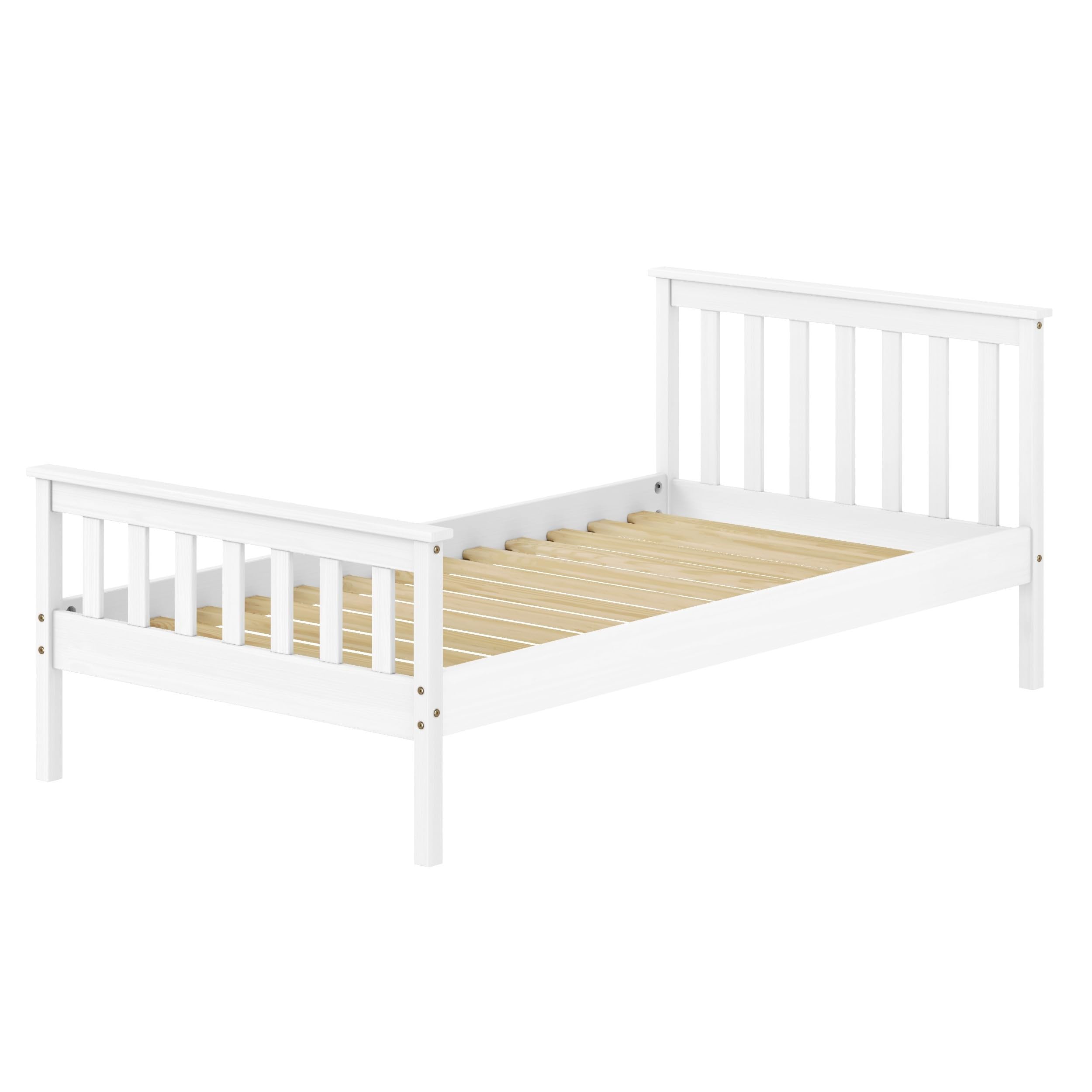 Classic Shaker Style Farmhouse Rustic Solid Pine Platform Bed