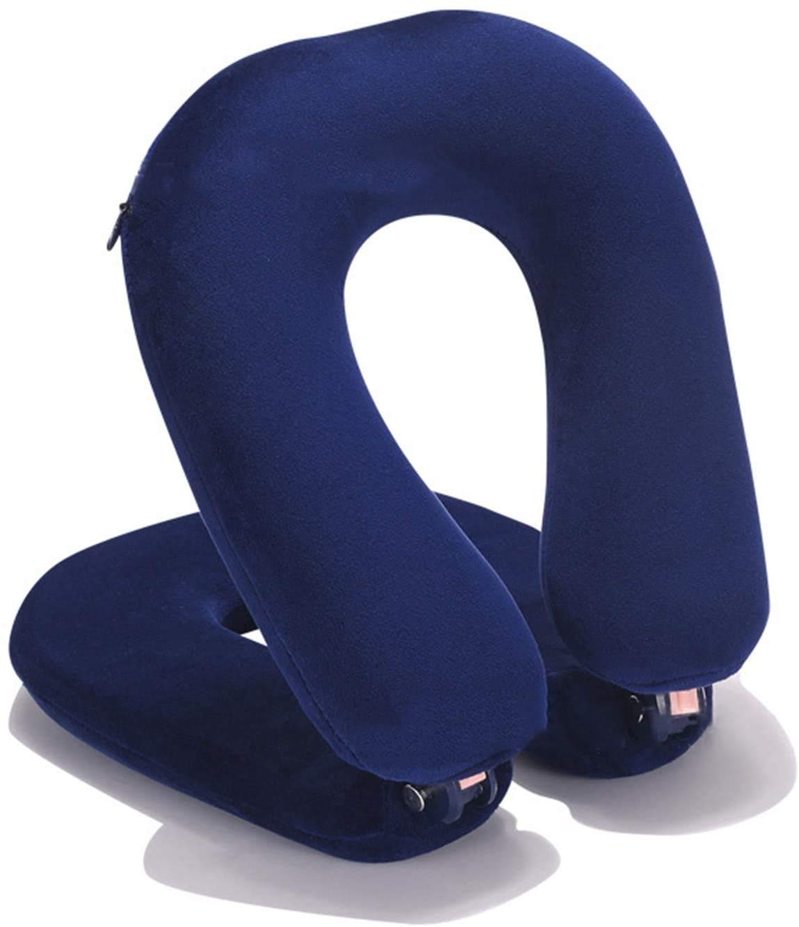 Travel Pillow, Soft Memory Foam Travel Neck Pillow for Airplanes, Train, Car