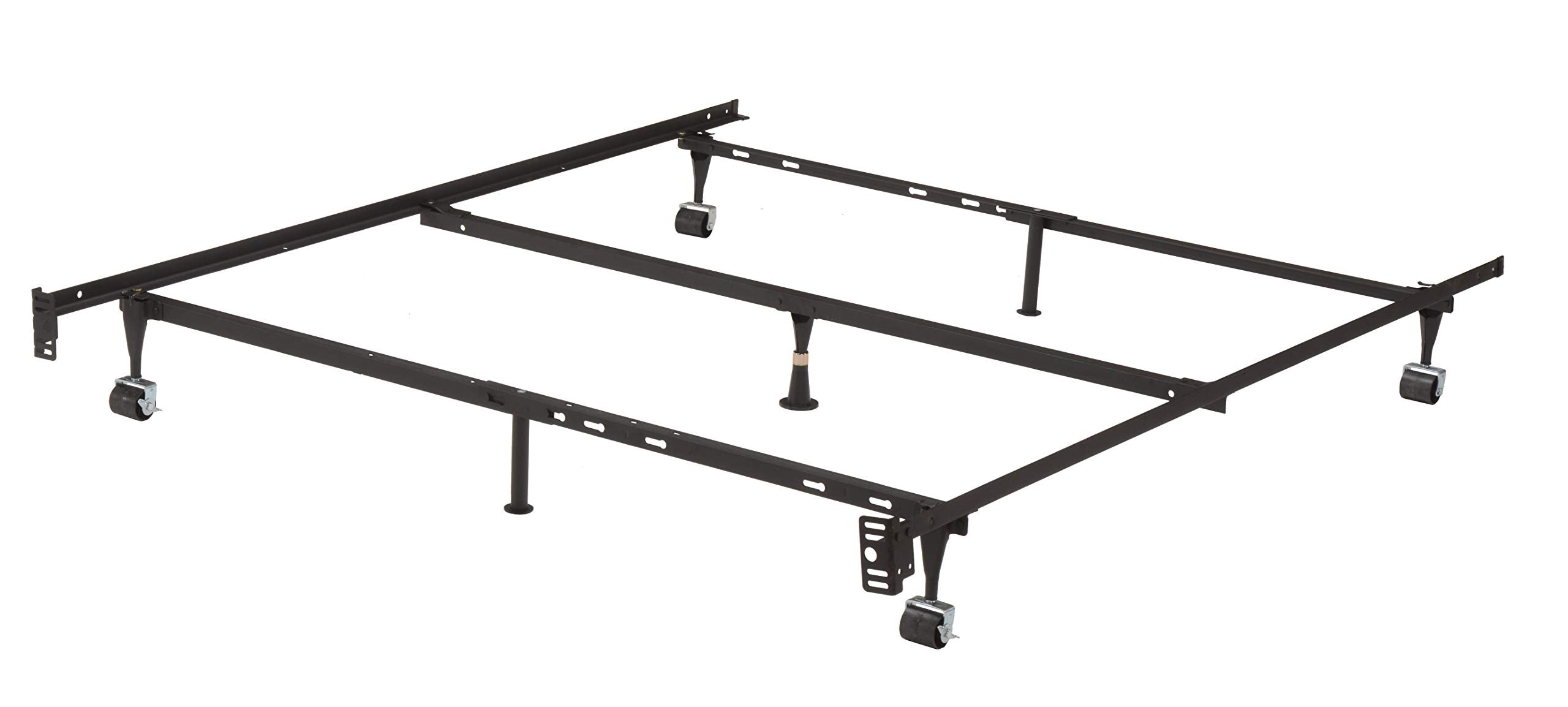 7 Leg Heavy Duty Metal Queen Size Bed Frame with Center Support Legs