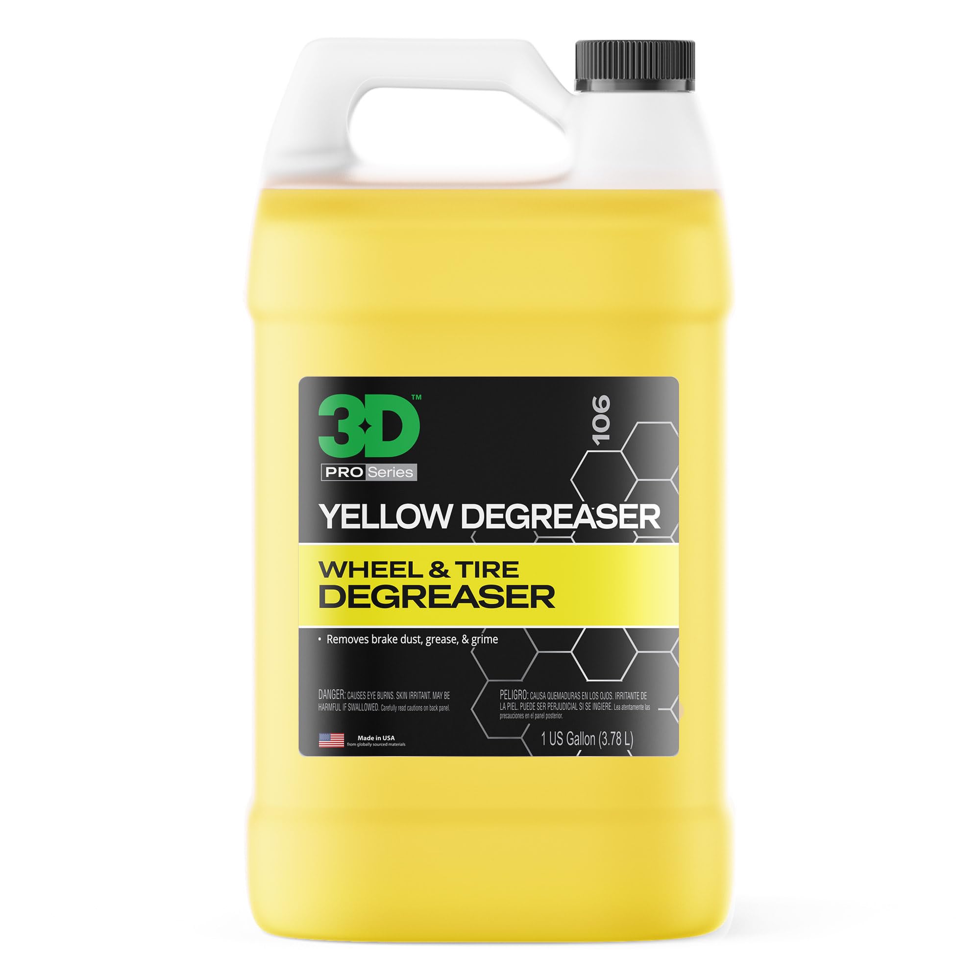 Yellow Degreaser – Non-Acid Wheel & Tire Cleaner Spray for Brake Dust