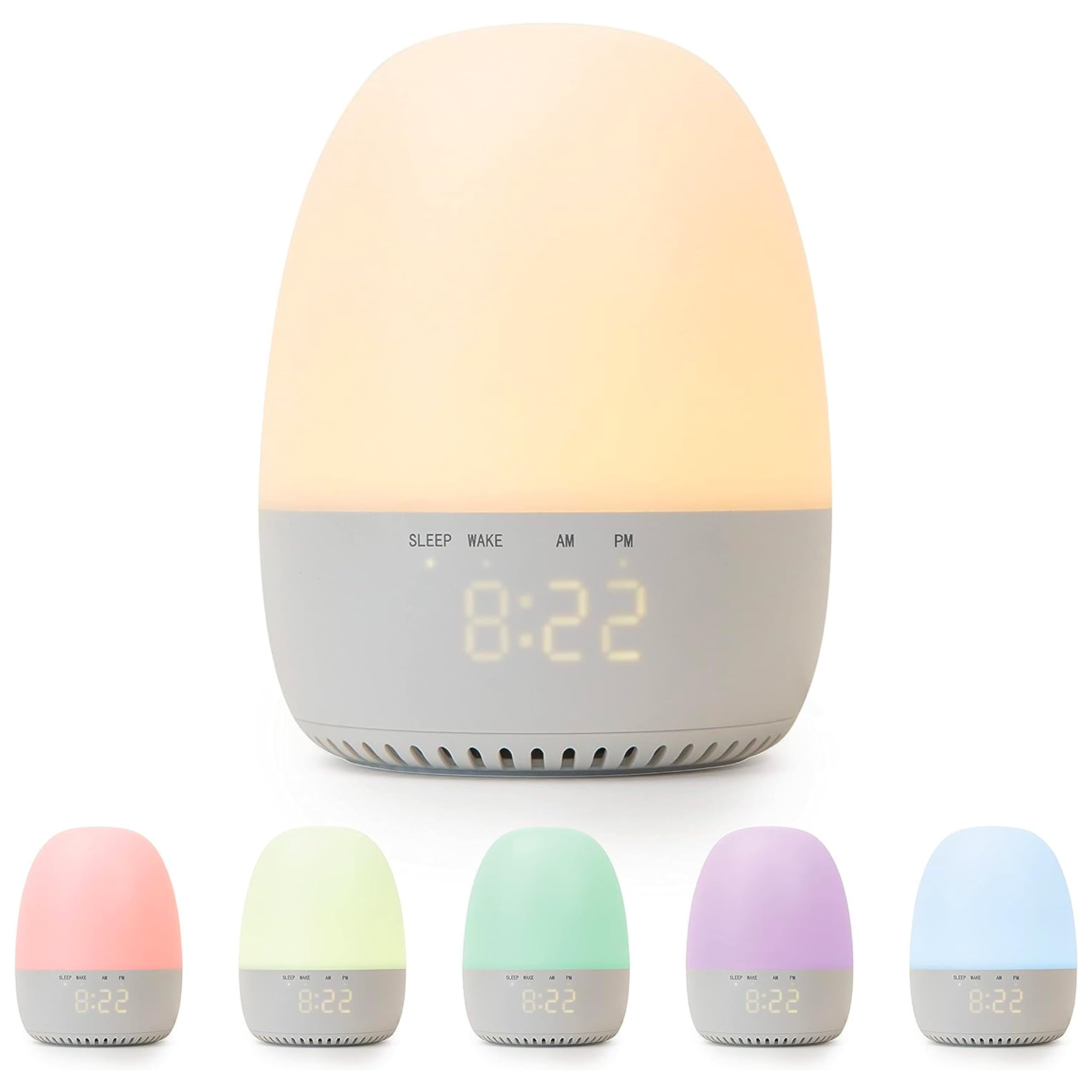 Light to Rise White Noise Sound Machine & Sleep Trainer with Night Light