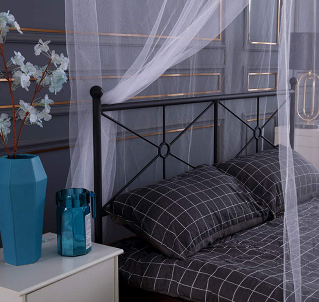 Large Bed Net with Carry Bag 2 Openings Screen Netting Bed Canopy