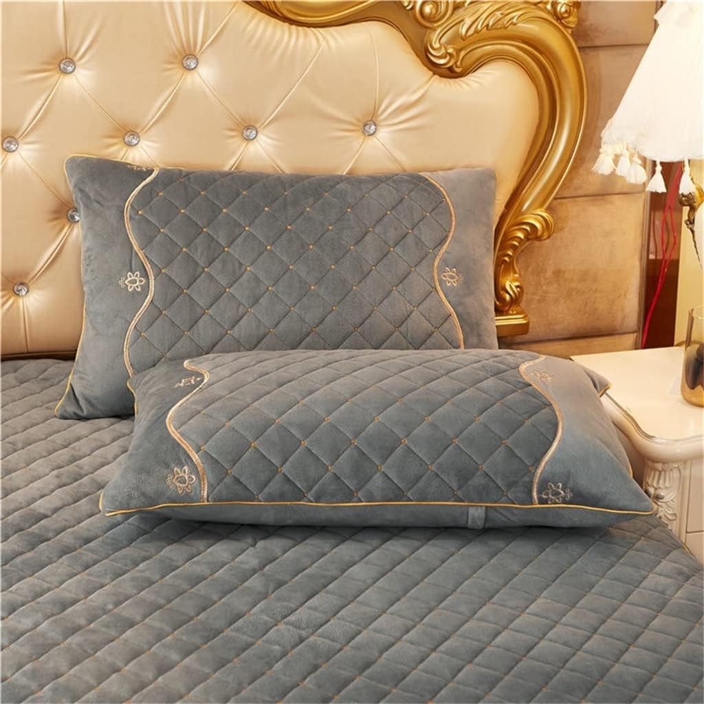 Duvet Cover Ruffle Bed Skirt 2 Tassel PillowsSoft and Warm 4 Pieces of Fluffy