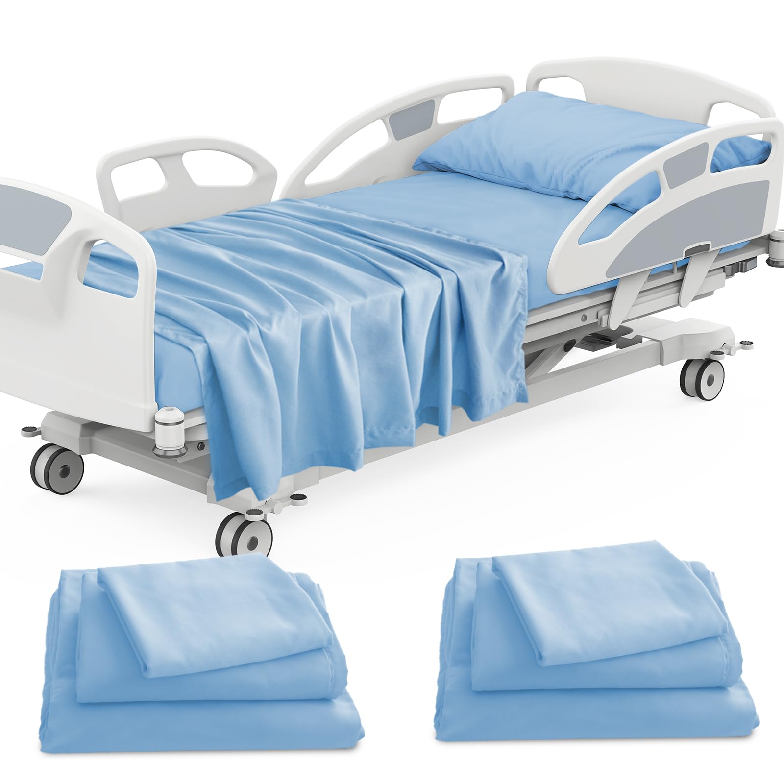 Hospital Bed Sheets Set 6 Piece for Home Use and Hospital Use