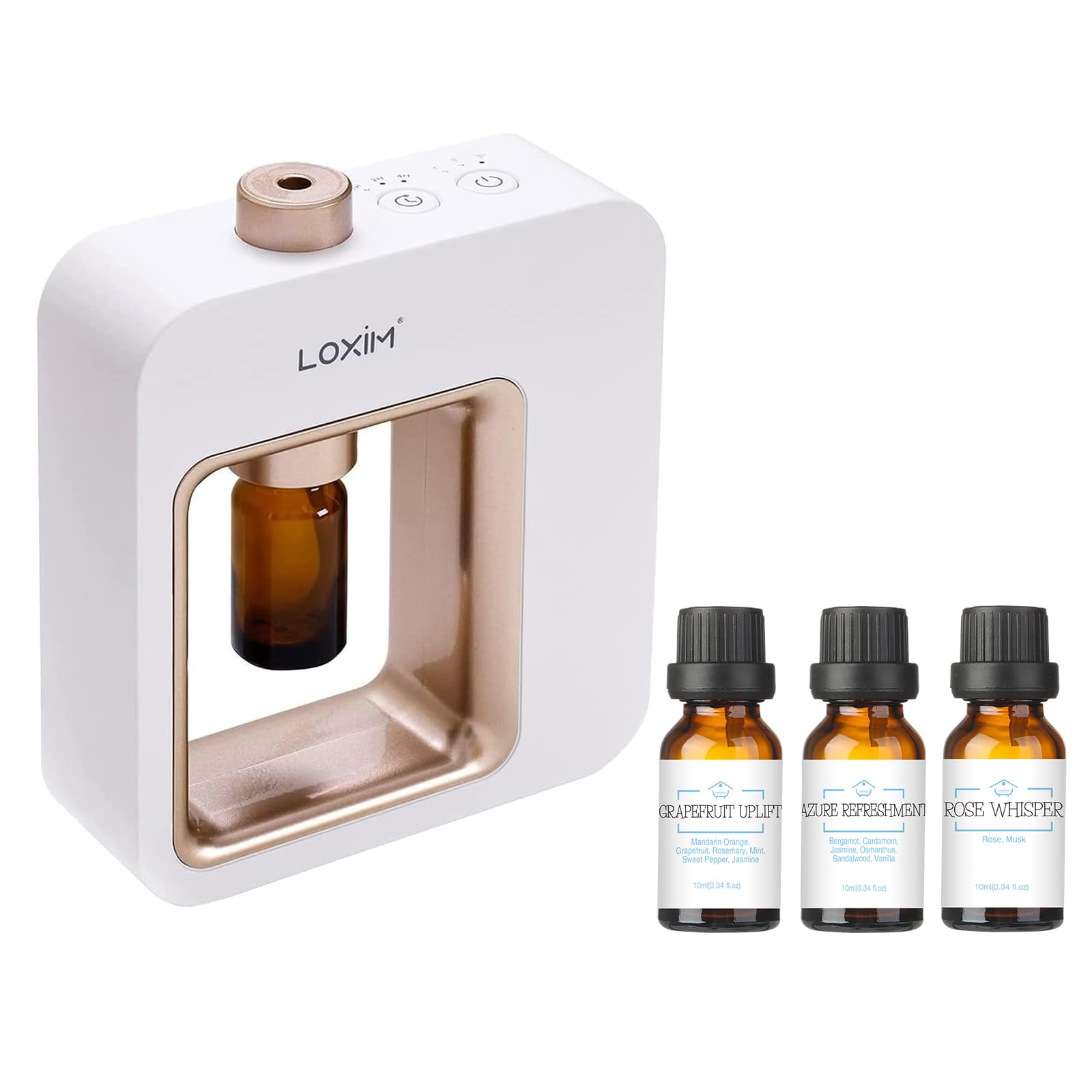 Aromatherapy Diffuser with Daytime Calm Collection Essential Oil Blends