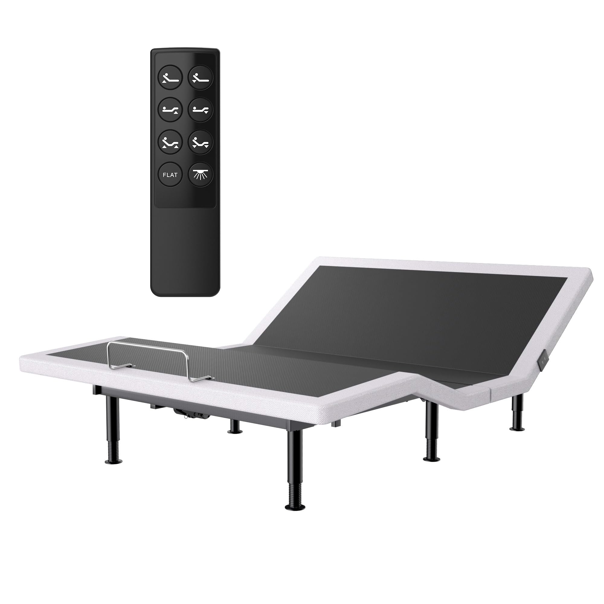Electric Full Size Adjustable Bed Frame with Wireless Remote, USB