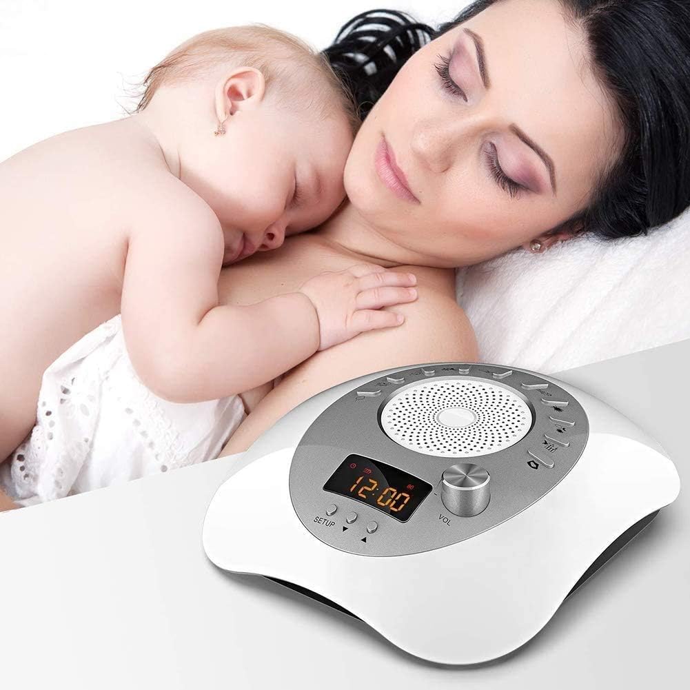 Portable Rechargeable White Noise Machine with Headphone Jack