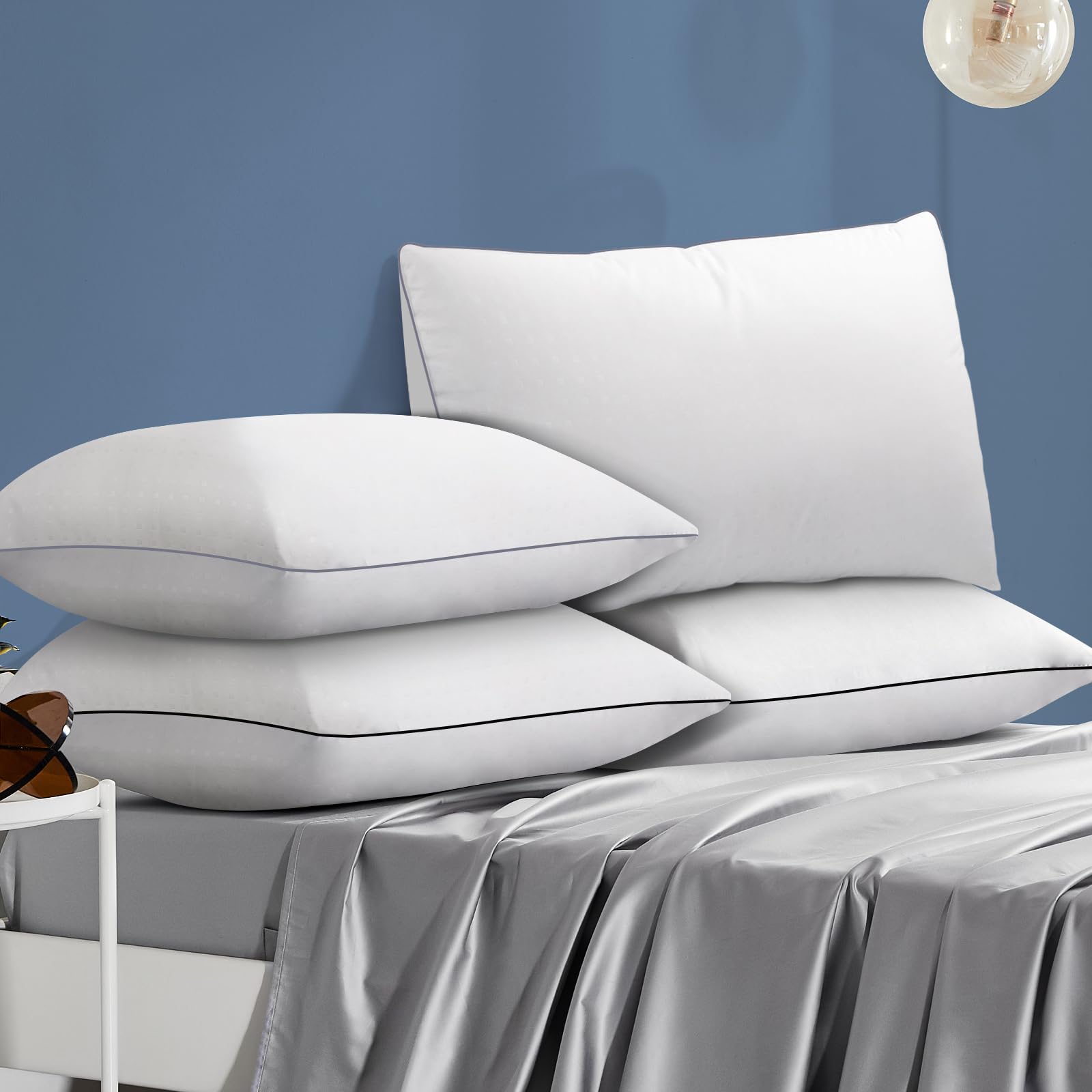 s Bed Pillows for Sleeping Standard Size Set of 4, Luxury Hotel Quality Cooling Pillows