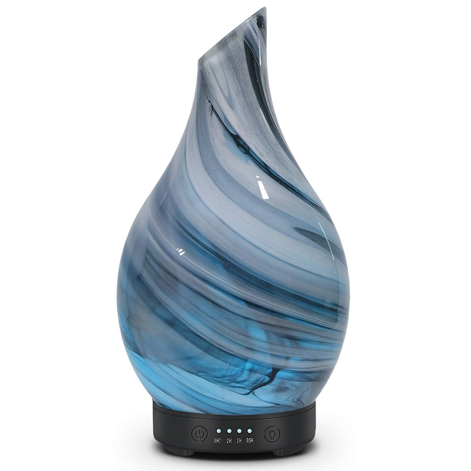 Diffuser 120ml Ultrasonic Aromatherapy Diffuser with Handmade Glass BPA Free