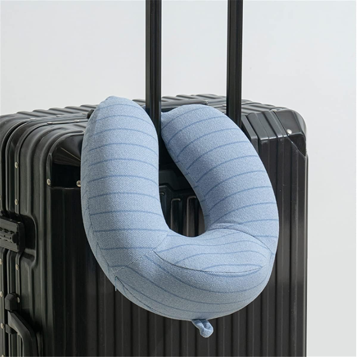 Travel Storage Airplane Pillow Magnetic Cloth Health Care Memory Foam Neck