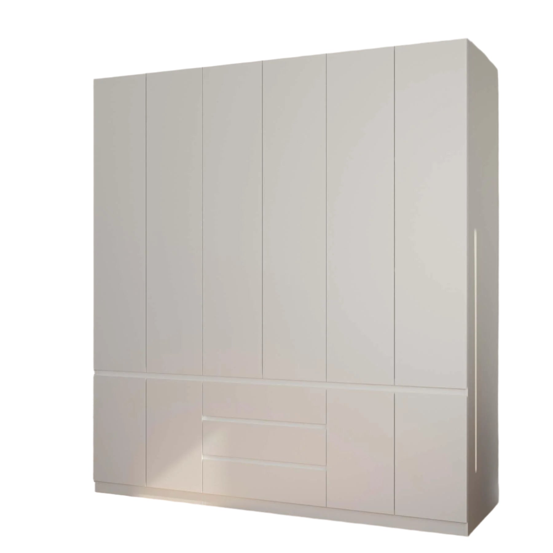 78” 6-Door Large Armoire Wardrobe Closet, Bedroom Armoire
