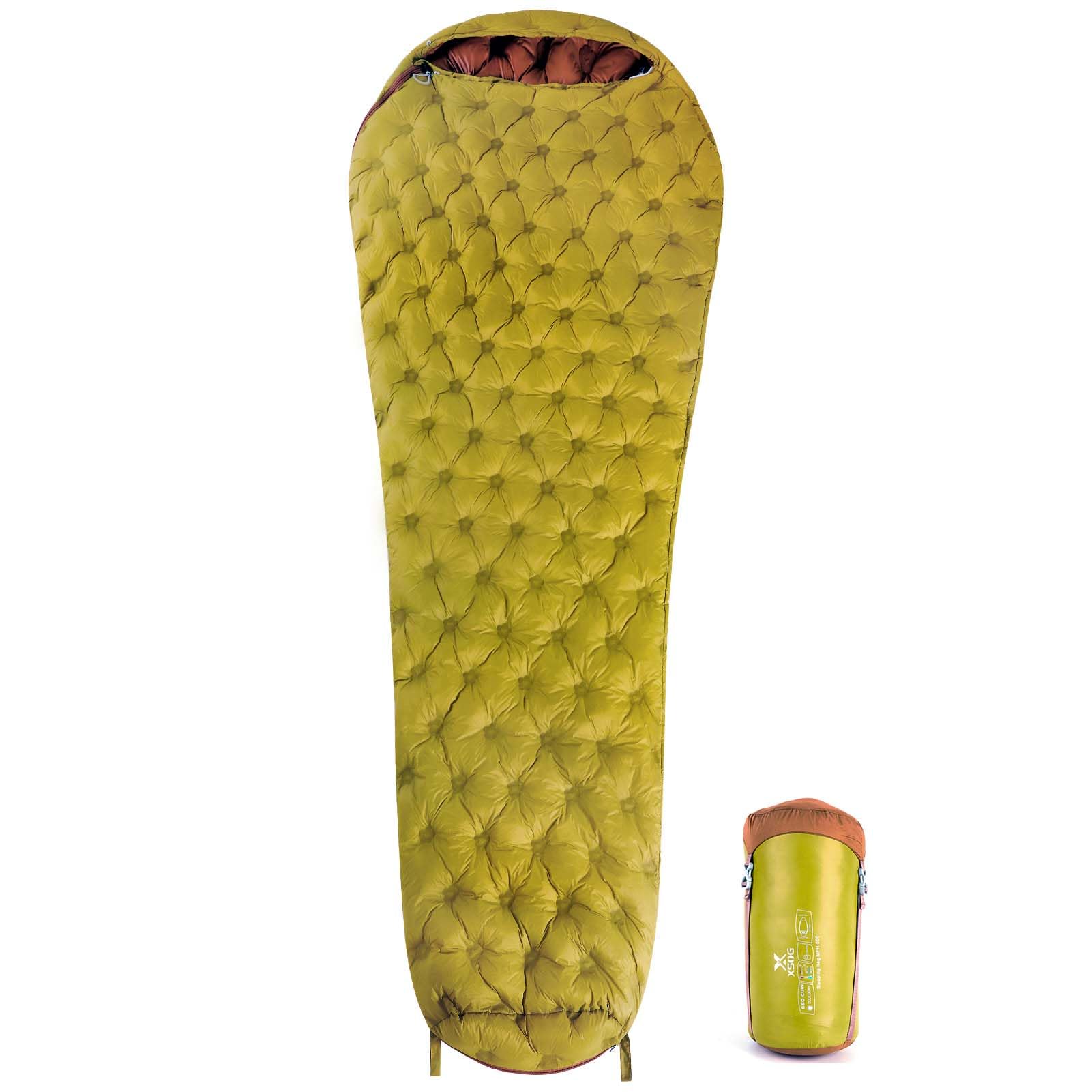 Ultralight Down Sleeping Bag for Adults, 1.92lbs 32-55F 650 Fill Down