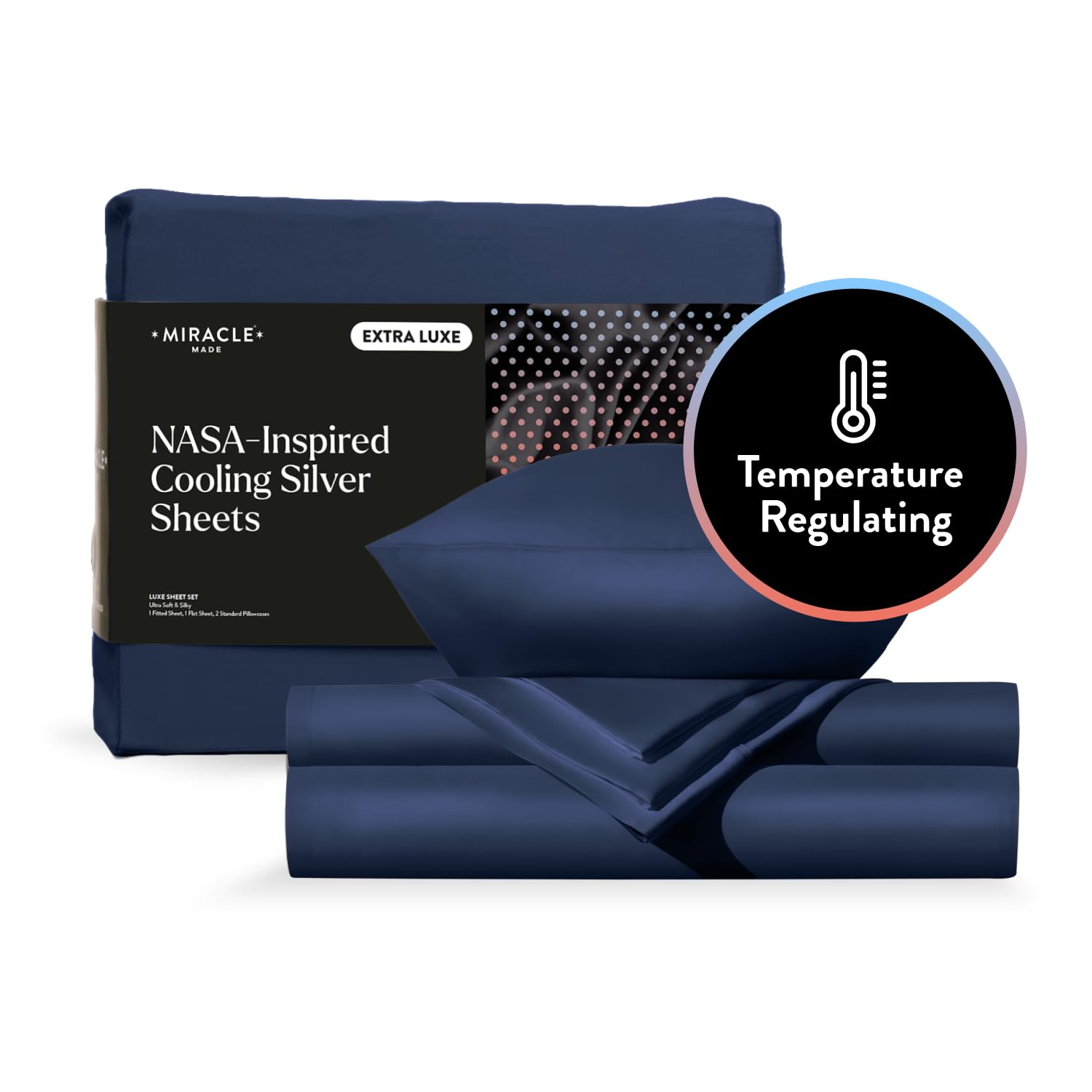 Queen Size Bed Sheets – Newly Improved Extra Luxe, Cool True Grip Fitted