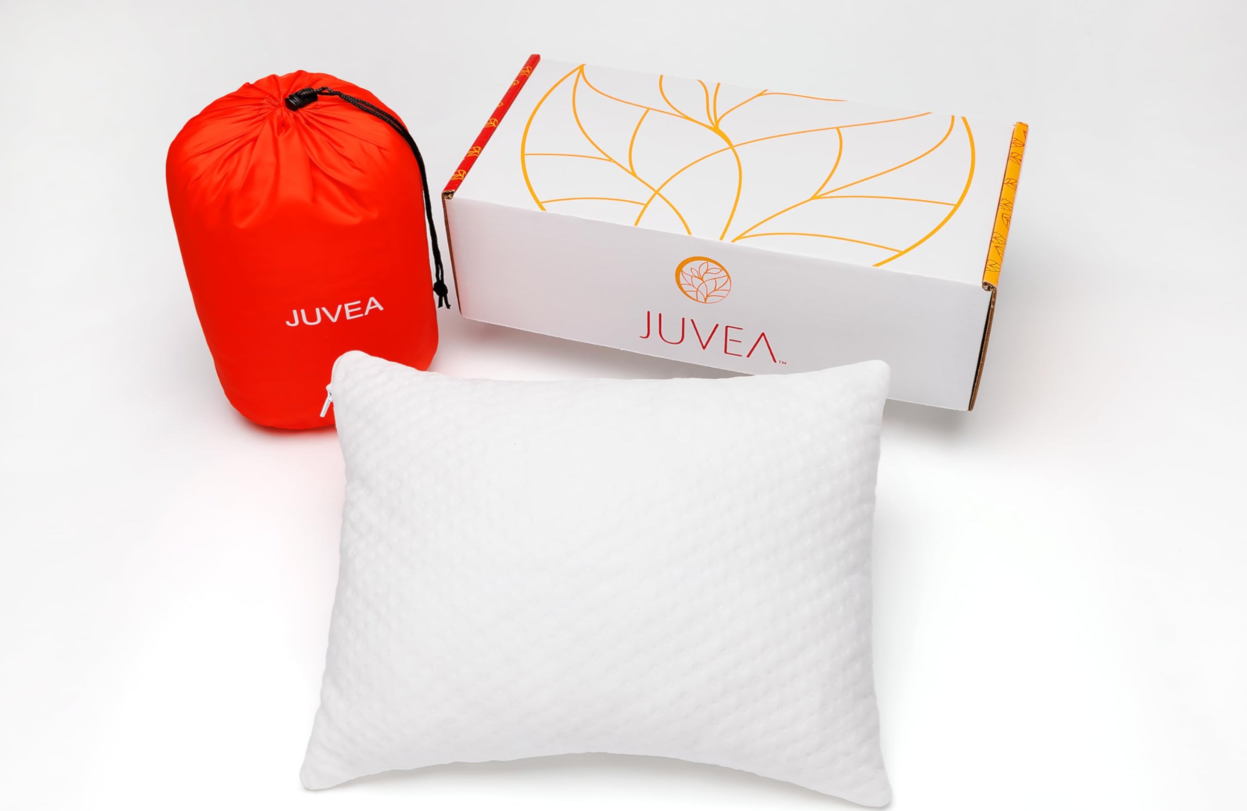 Travel Pillow — Compact Natural Talalay Shredded Latex with Washable Cover