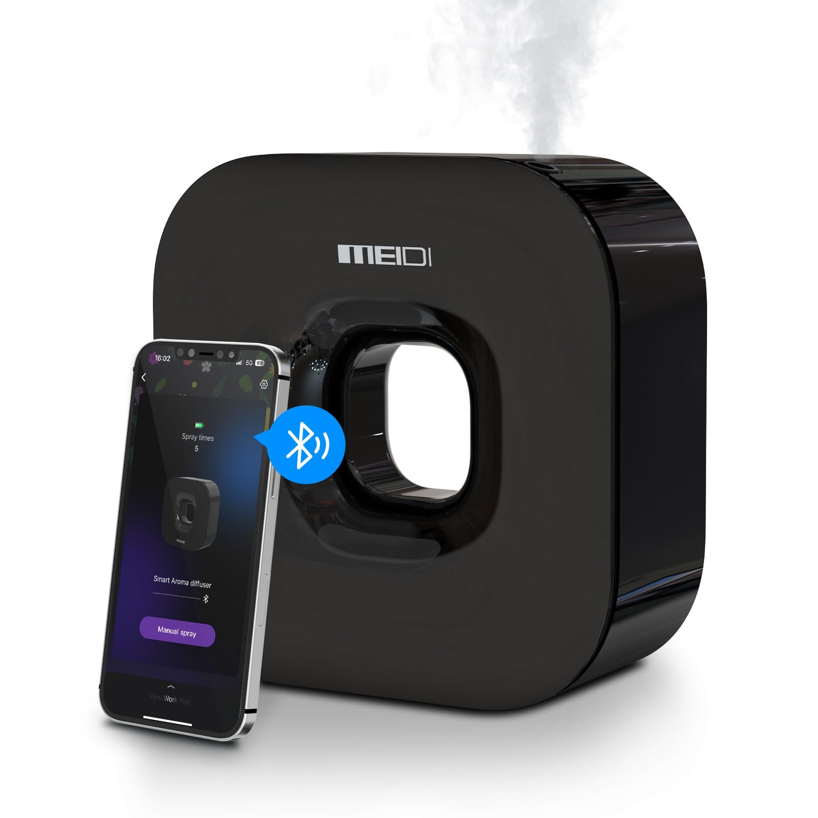 Bluetooth Cordless Aromatherapy Diffuser with App Control