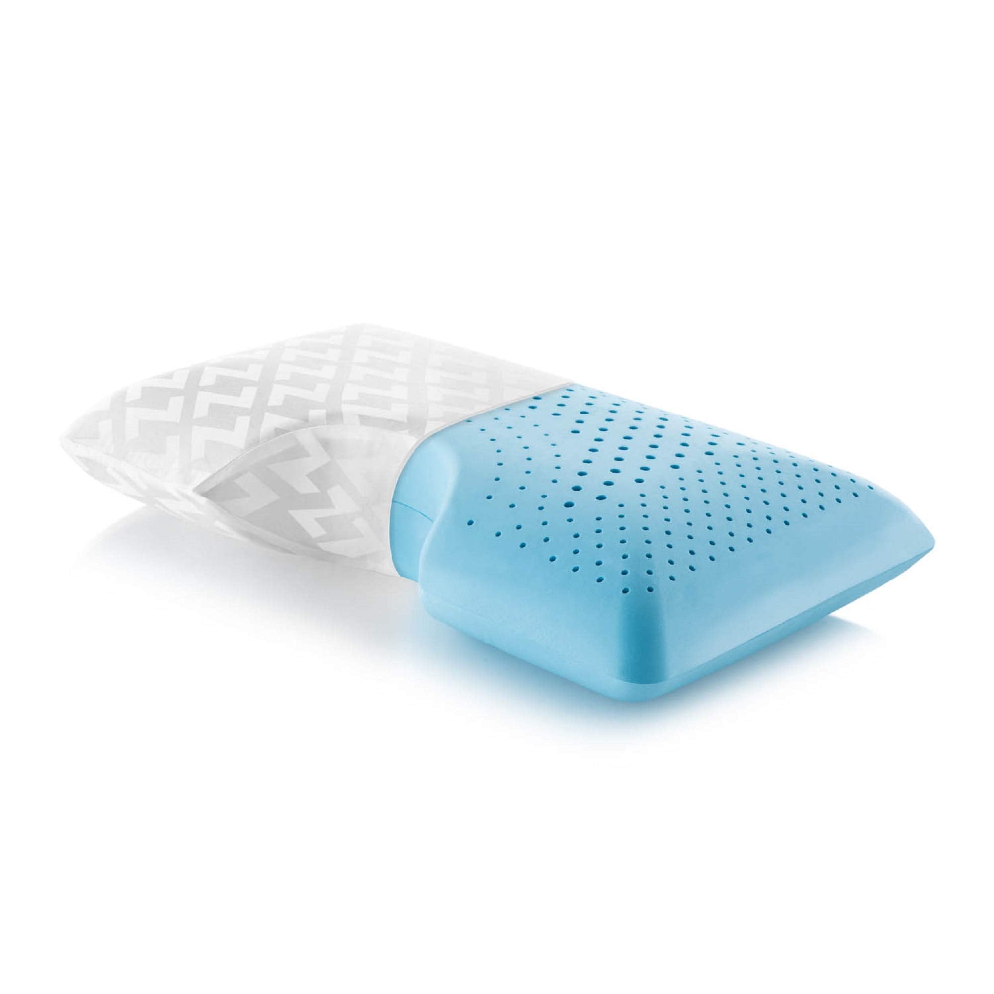 Z Shoulder Zoned Dough Memory Foam Pillow - Gel Infused - Premium