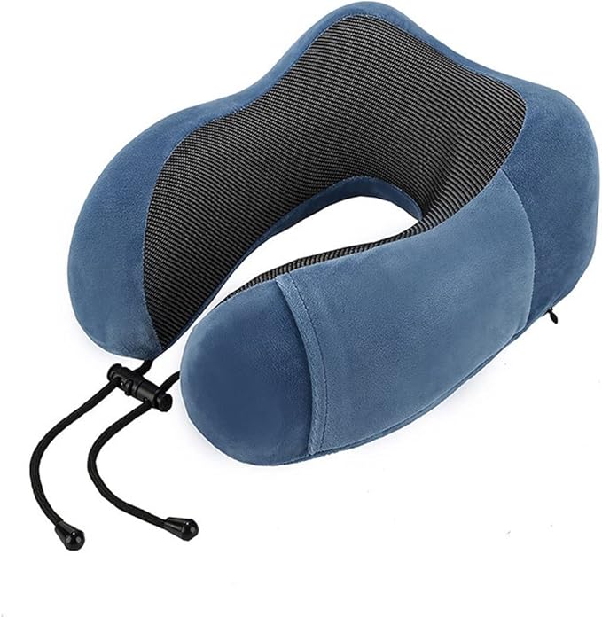 Travel Storage Airplane Pillow Magnetic Cloth Health Care Memory Foam Neck Pillow
