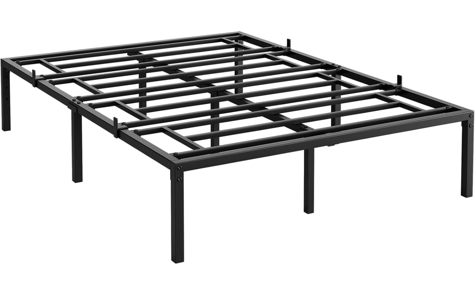 Queen Size Bed Frame, 14 Inch Heavy Duty Metal Bed Frame with Non Slip Mattress