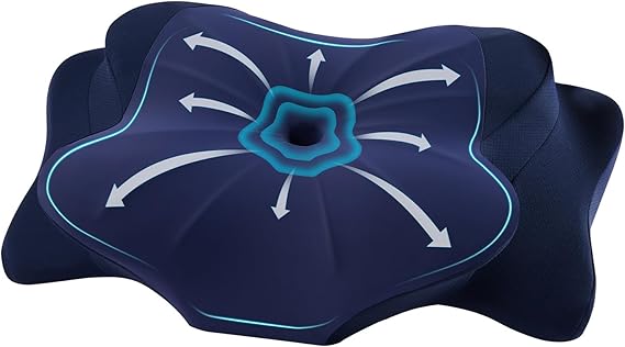 Cervical Pillow for Sleeping, Contour Memory Foam Pillow for Neck and Shoulder Support