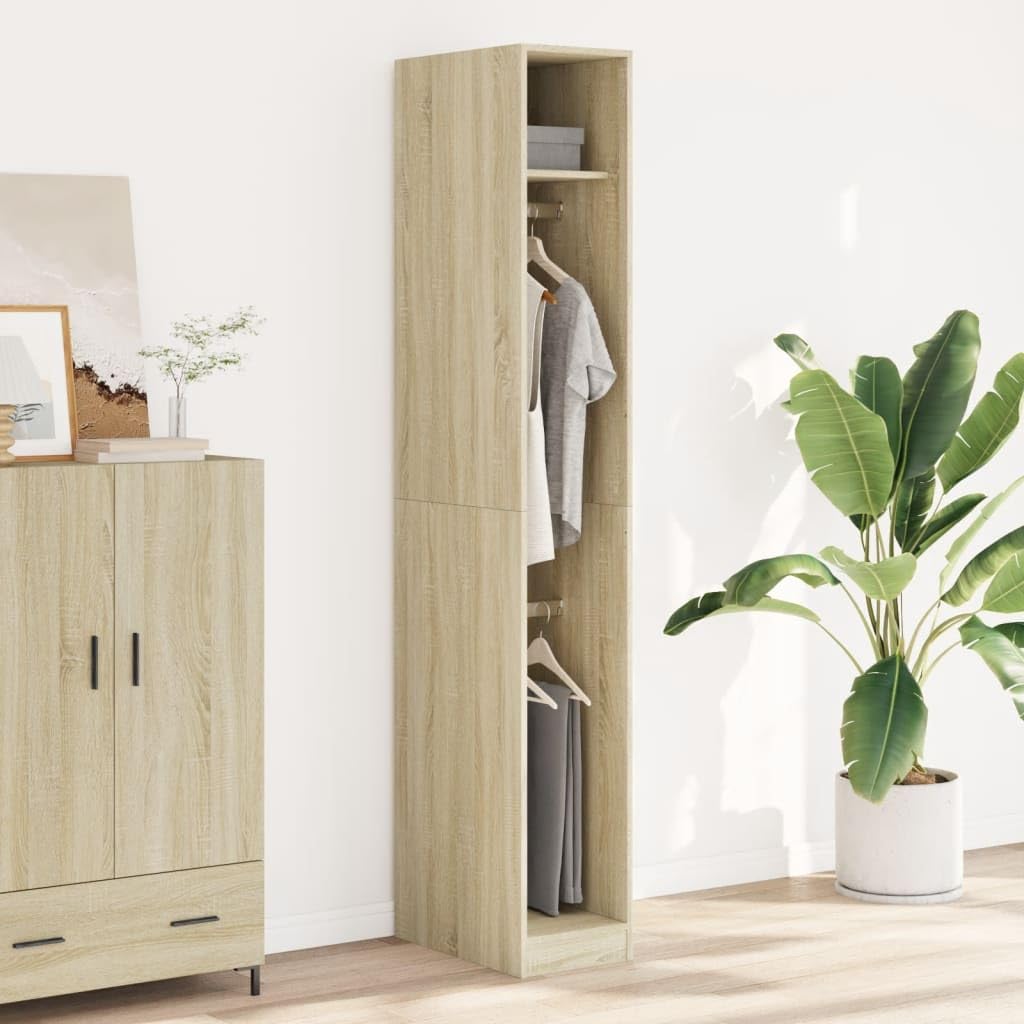 Wardrobe Sonoma Oak 11.8x19.7x78.7 Engineered Wood