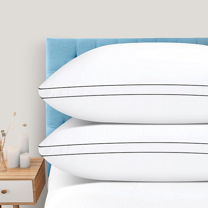 Pillows Queen Size Set of 2, Bed Pillows for Sleeping 2 Pack