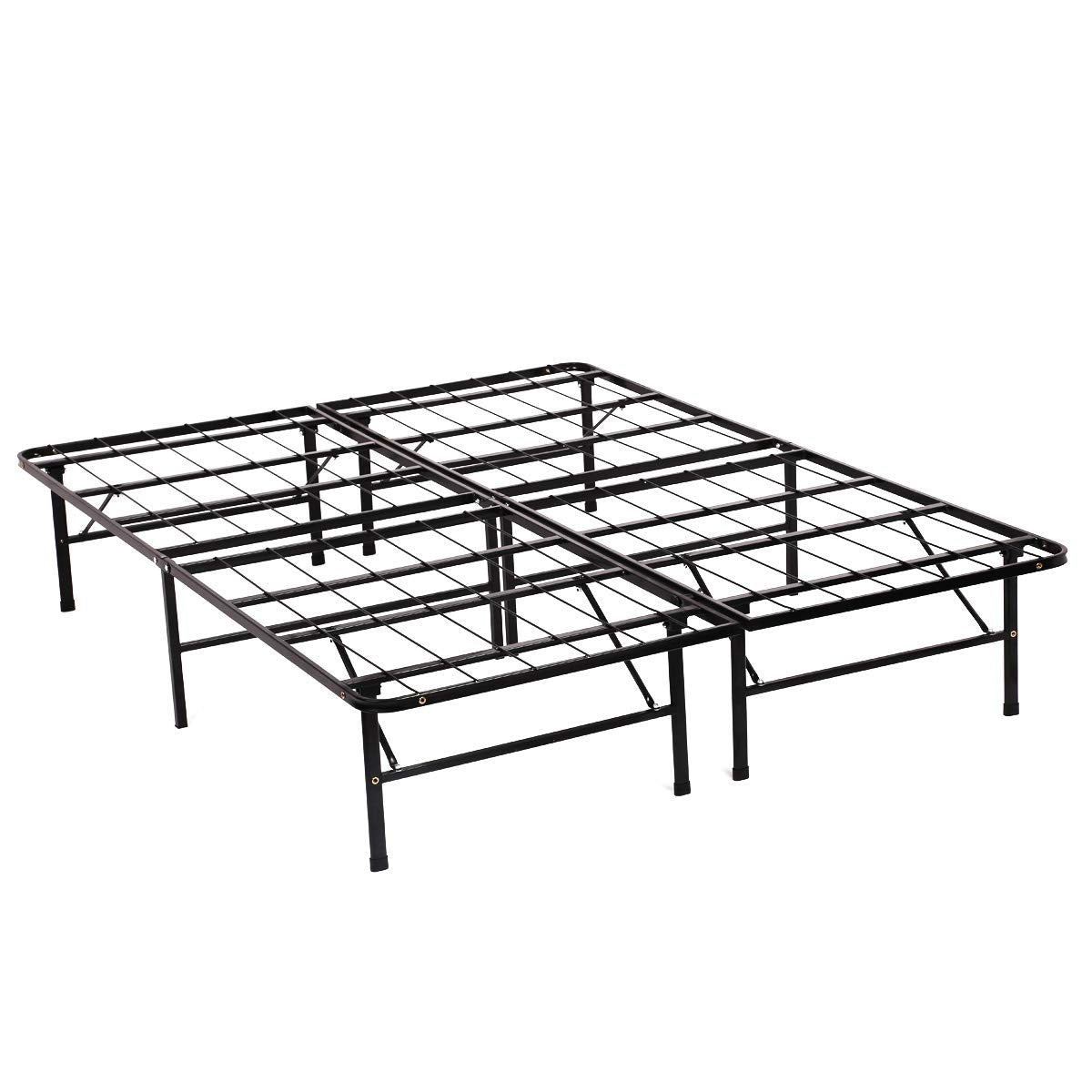 Queen Metal Platform Bed Frame 14 Inch High Mattress