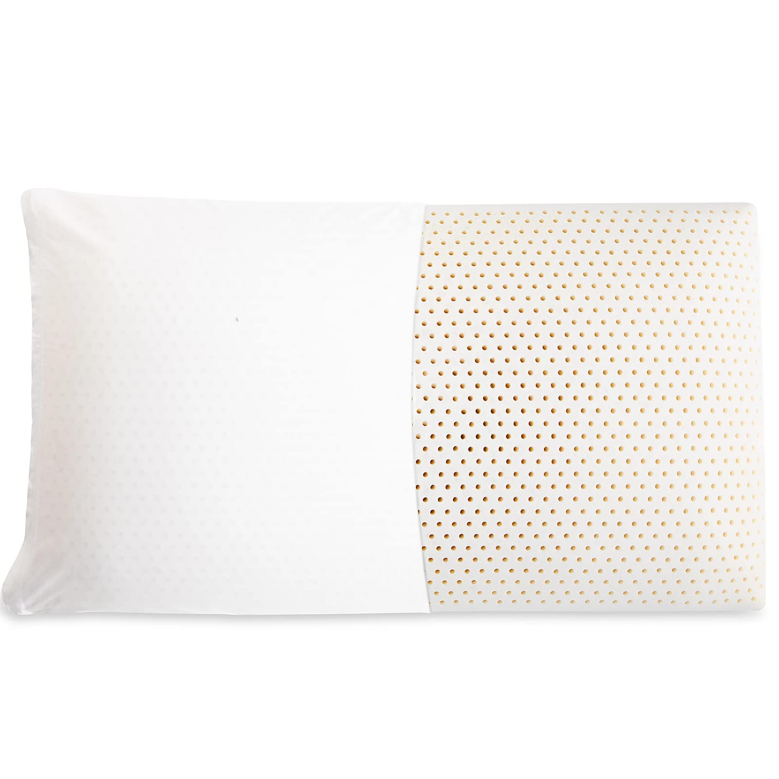Pillow, 100% Talalay Natural Latex Pillow, Soft Sleeping Bed Pillows