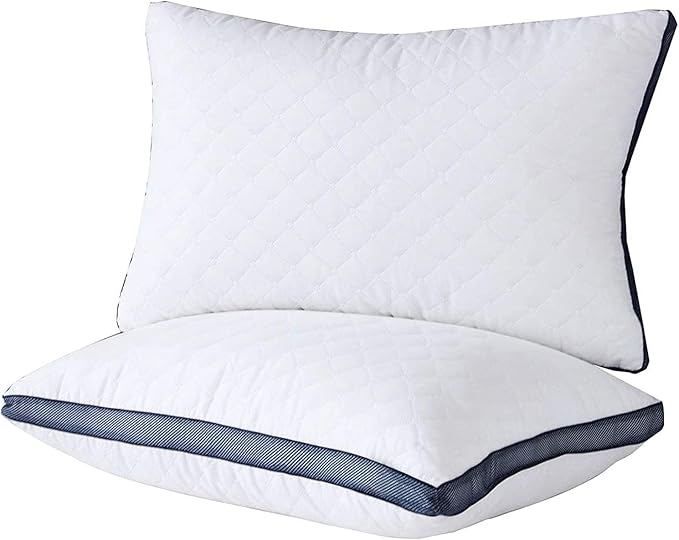 Pillows for Sleeping (2-Pack), Luxury Hotel Pillows Queen Size Set of 2