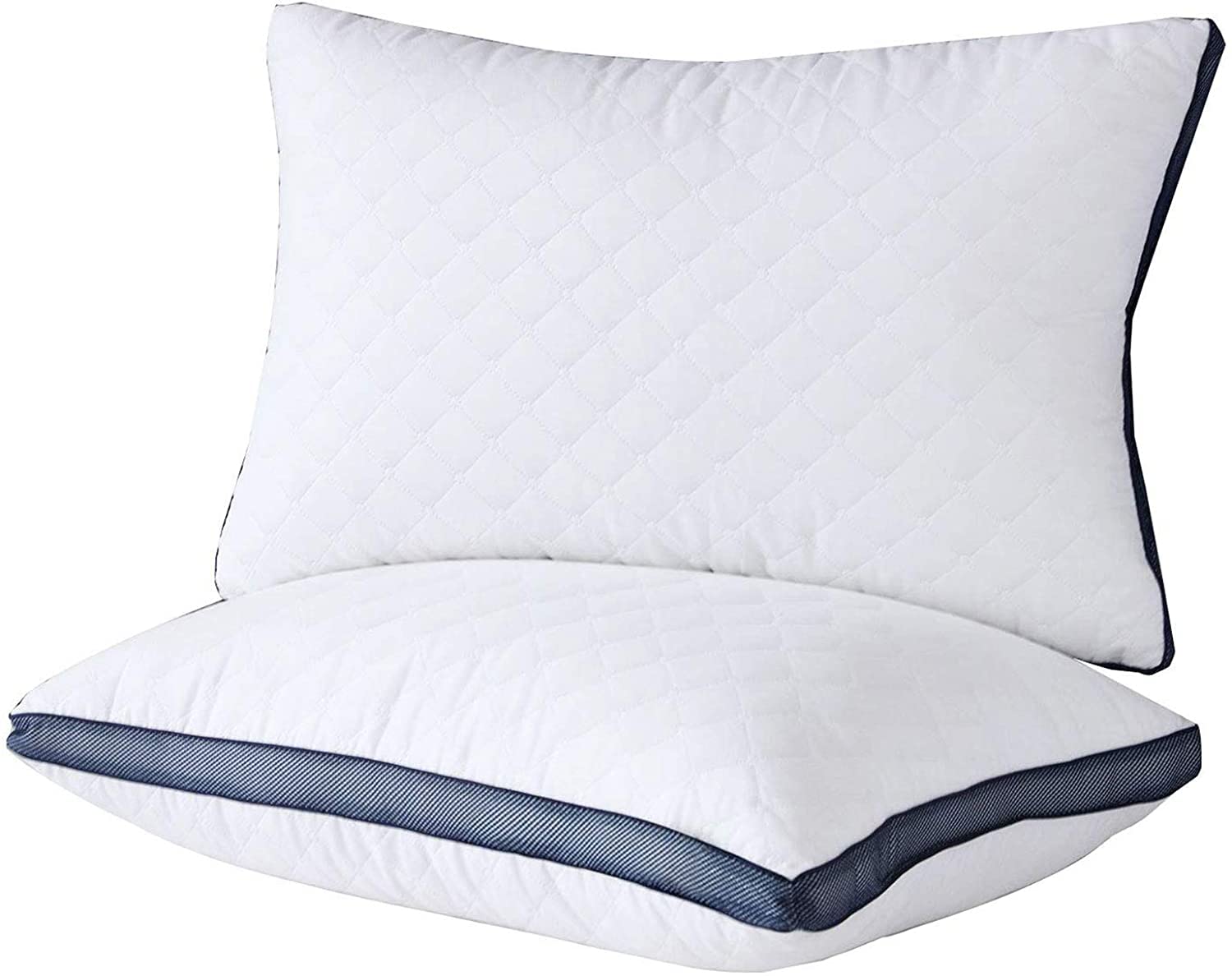 Pillows for Sleeping (2-Pack), Luxury Hotel Pillows Queen Size Set of 2
