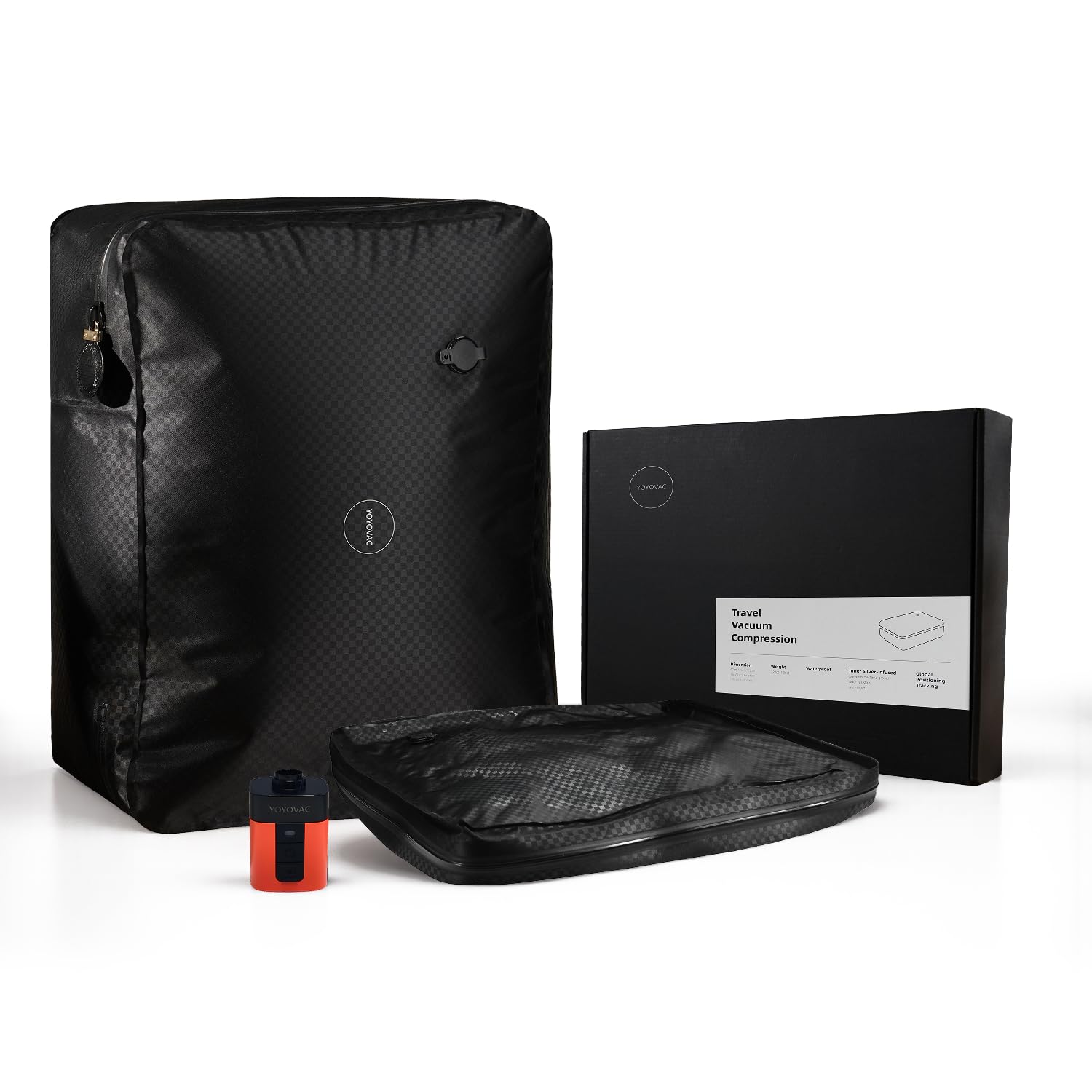 Vacuum Suitcases Compression Bags with Wireless Pump & iOS Tracker– Vacuum Bags
