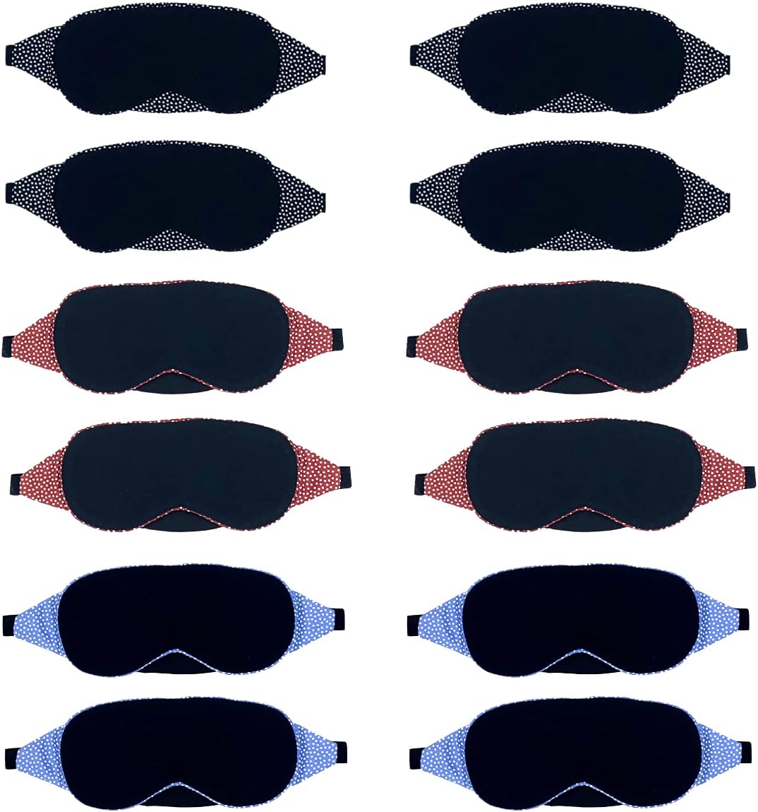 Cotton Eye Mask for Sleeping | Sleep Mask for Side Sleepers | Adjustable Strap | Soft