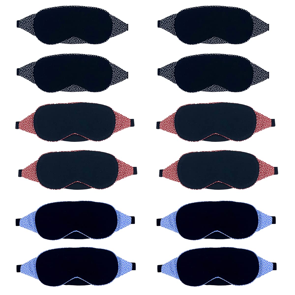 Cotton Eye Mask for Sleeping | Sleep Mask for Side Sleepers | Adjustable Strap | Soft