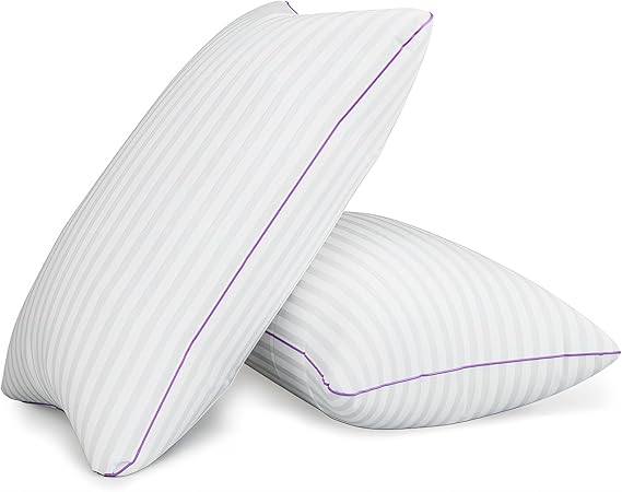 Pillows Standard Size Set of 2,Breathable Hotel Collection Bed Pillows for Sleeping