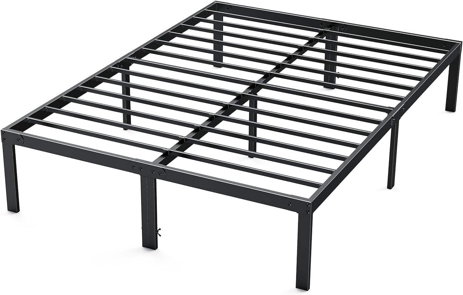 Bed Frame - Queen Size Platform Bed Frame Metal Mattress Foundation