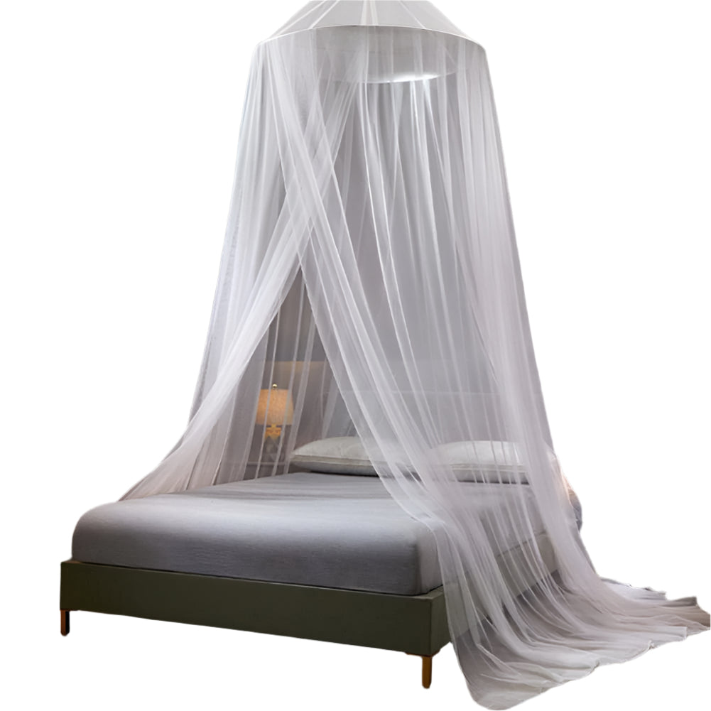 Mosquito Net Bed Canopy for Girls,King Canopy Bed Curtains Queen Size from Ceiling