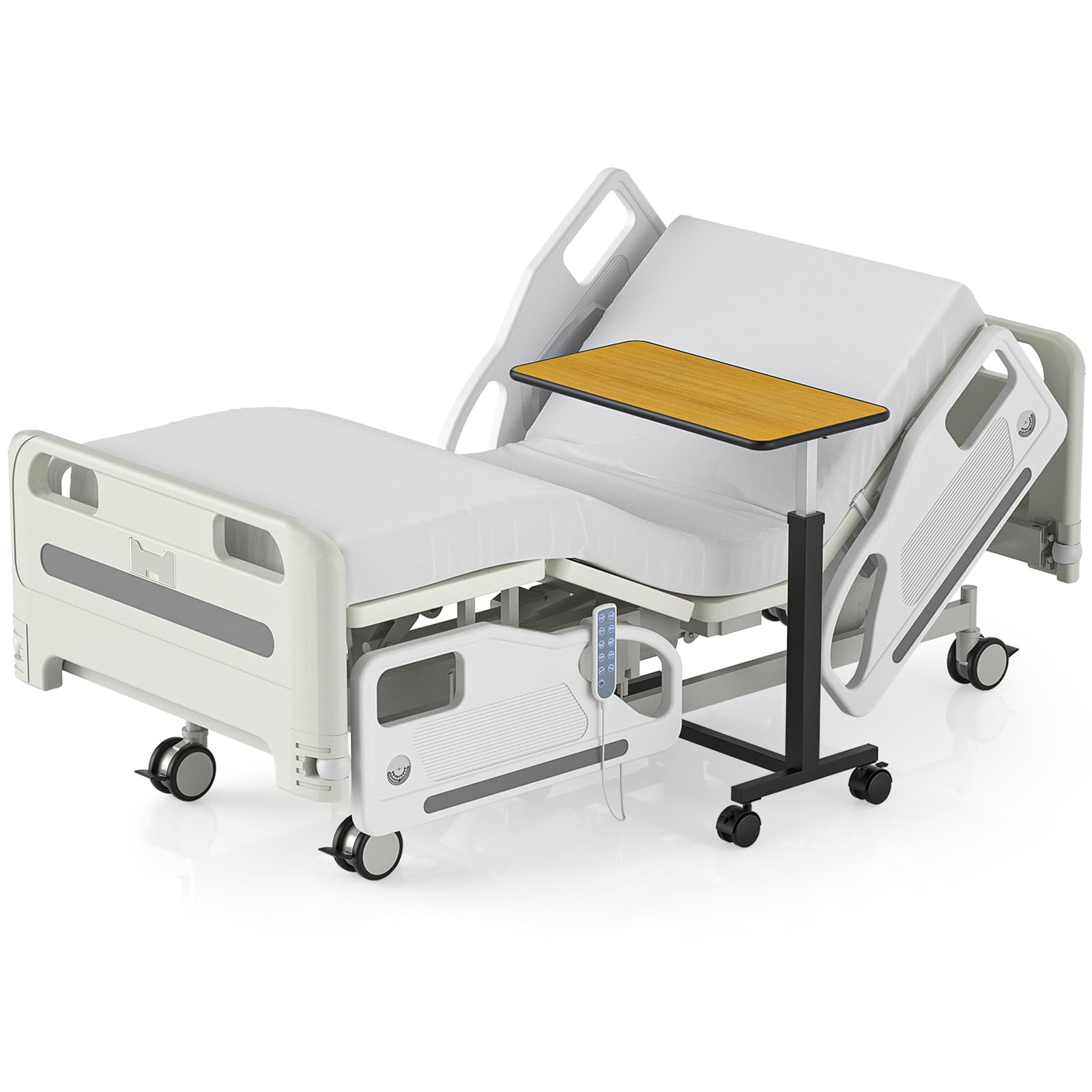 5 Function Full Electric Medical Beds, 4.7" Foam Mattress
