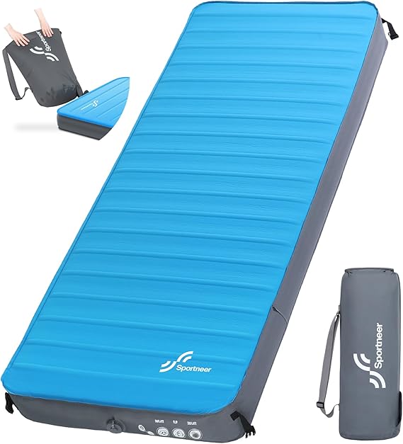 Camping: 4" Ultra-Thick Air & Foam Camping Mattress with