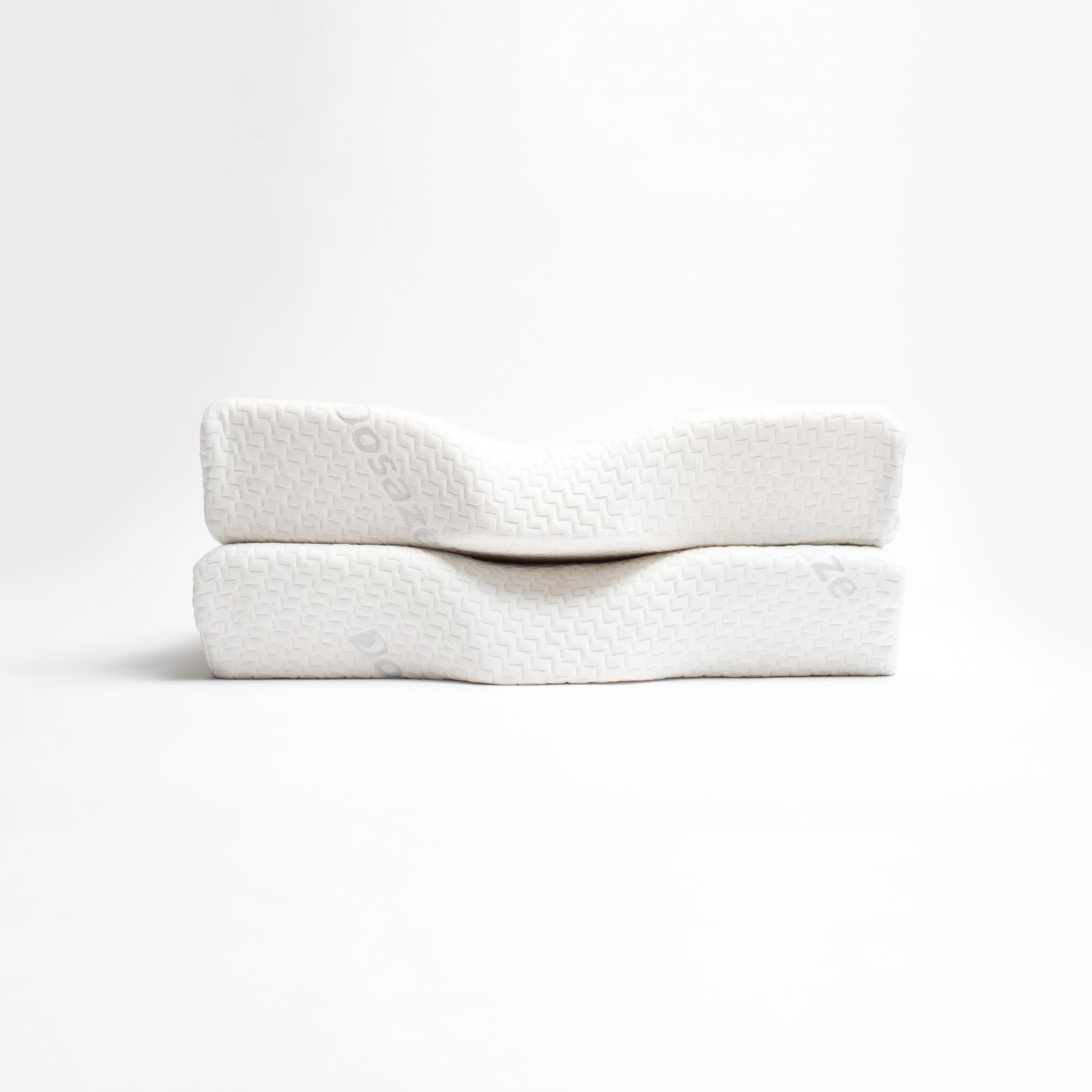 Contoured Orthopedic Pillow (Standard), Queen Size Bed Pillow for Neck Pain Relief