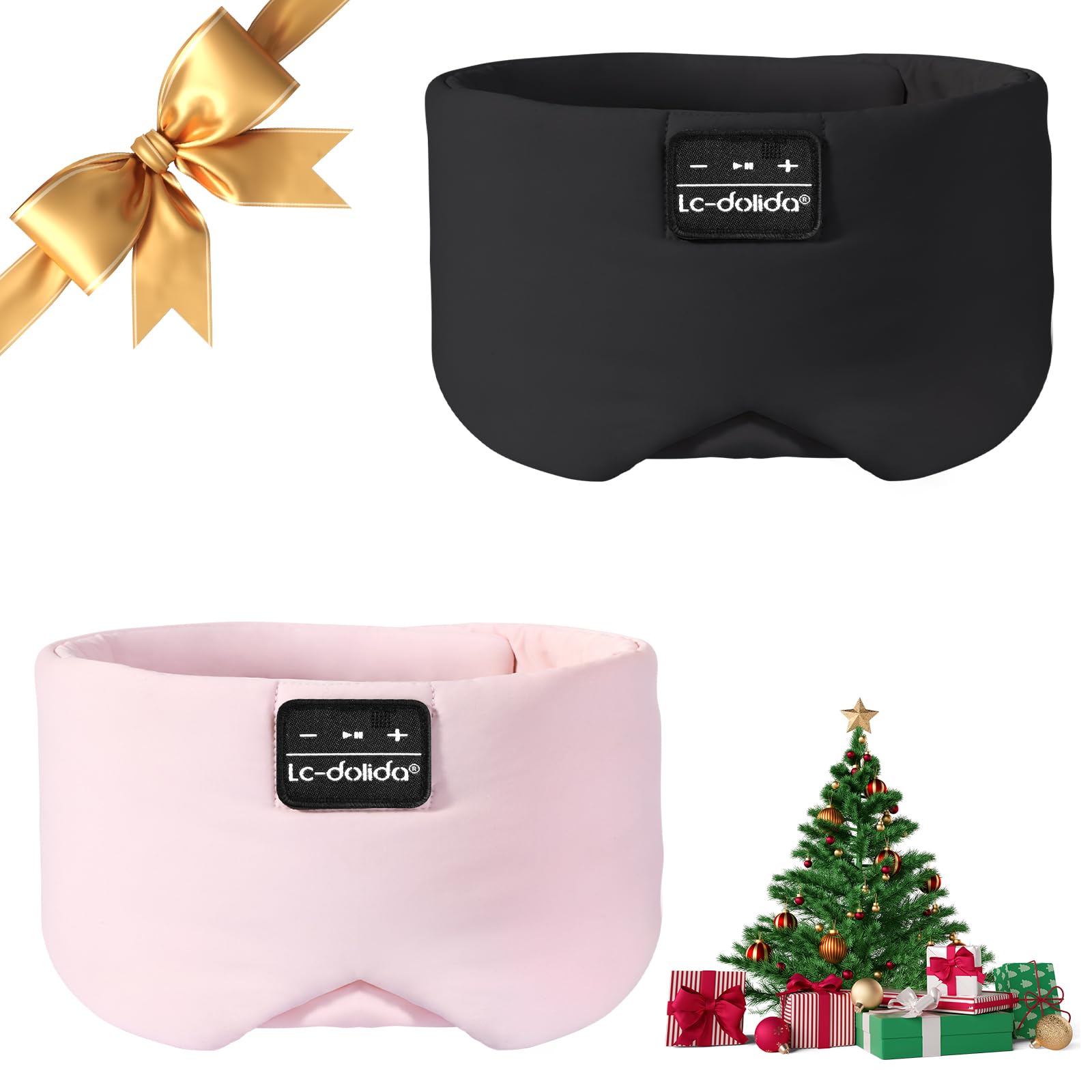 Sleep Mask with Bluetooth Headphones