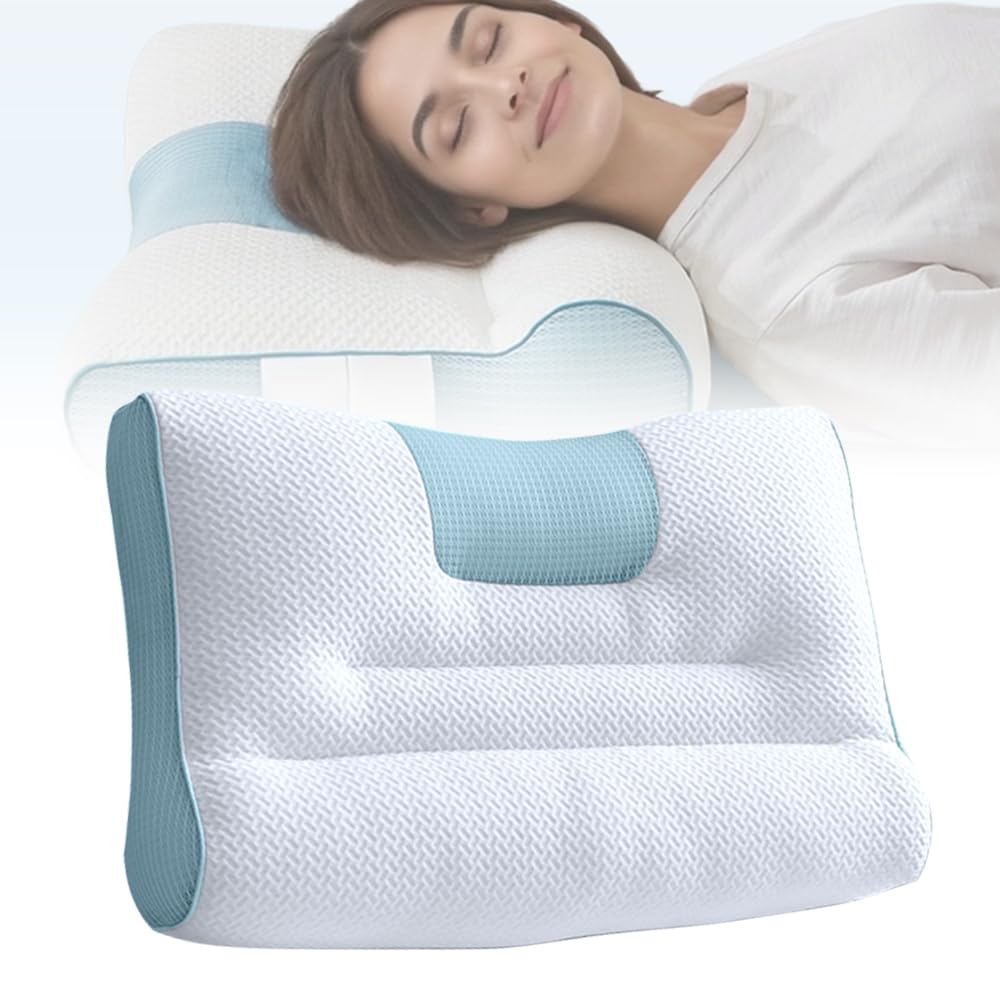 Down Pillow, 2025 New Sleep Enhancing Cervical Support Comfort Goose Down Pillows